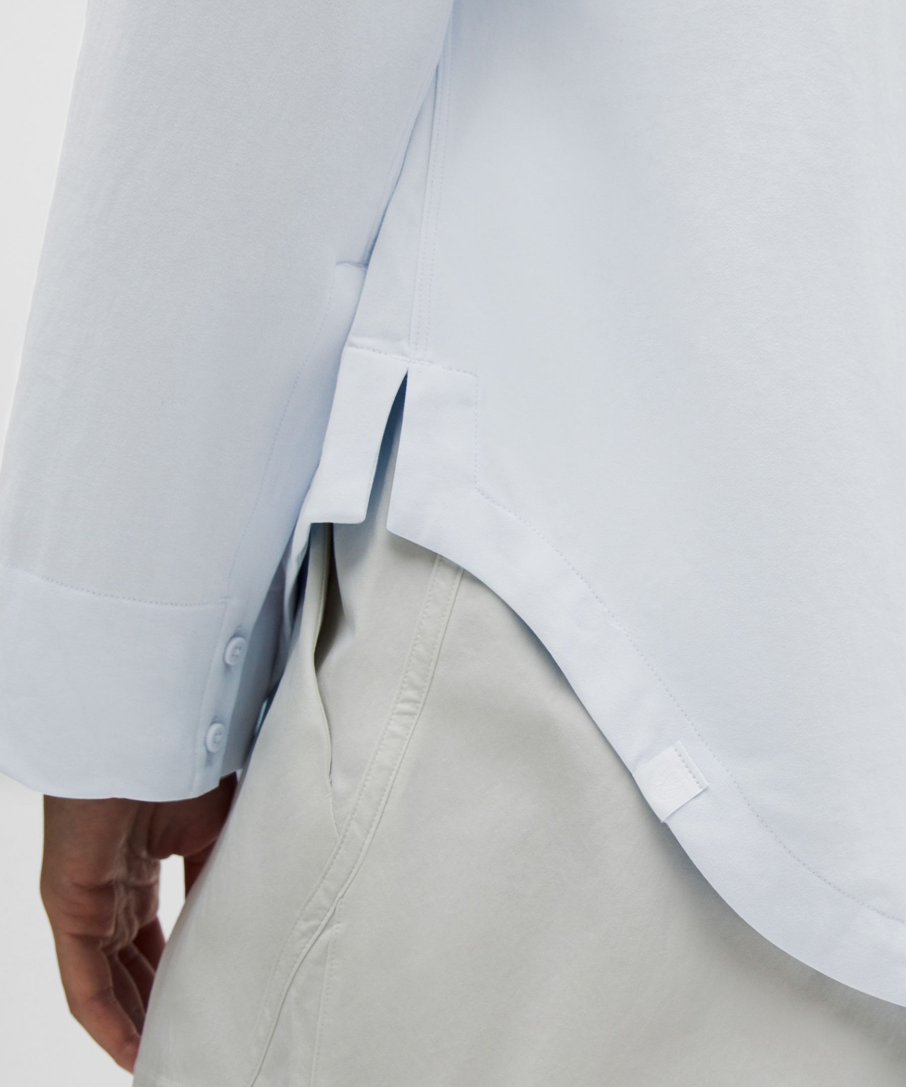 Lululemon Long Button-front Shirt