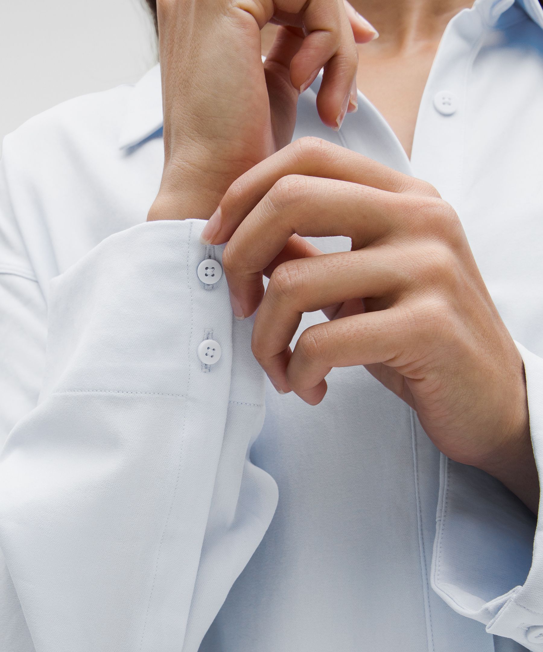 Lululemon Long Button-front Shirt