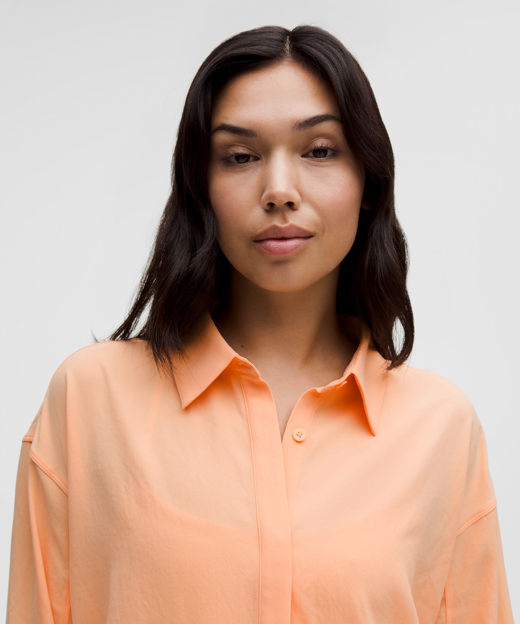Lululemon Long Button-front Shirt