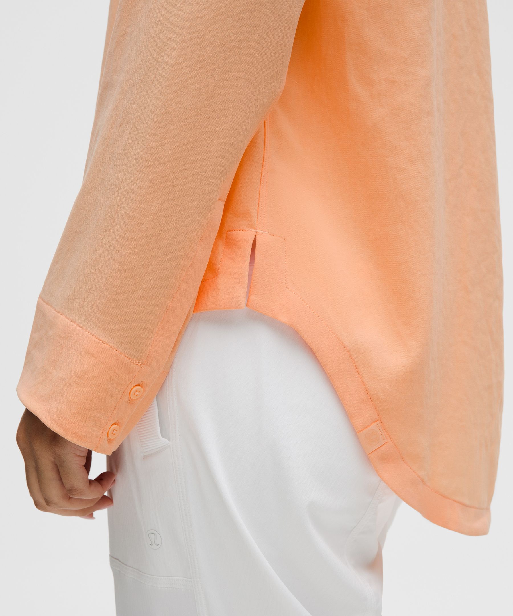 Lululemon Long Button-front Shirt