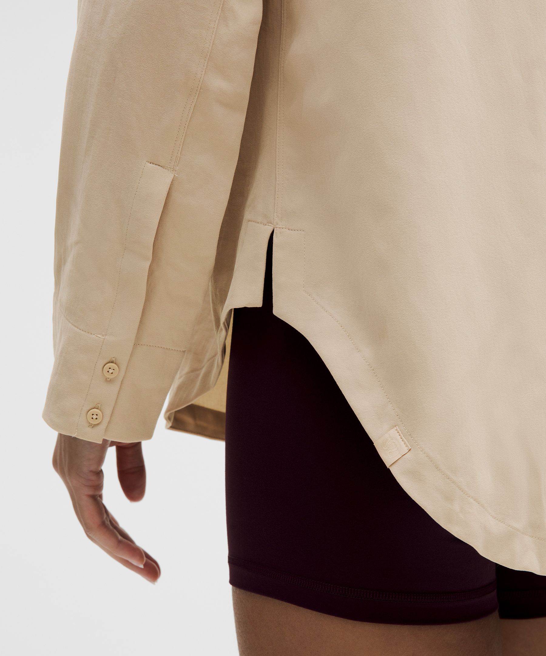 Lululemon Long Button-front Shirt