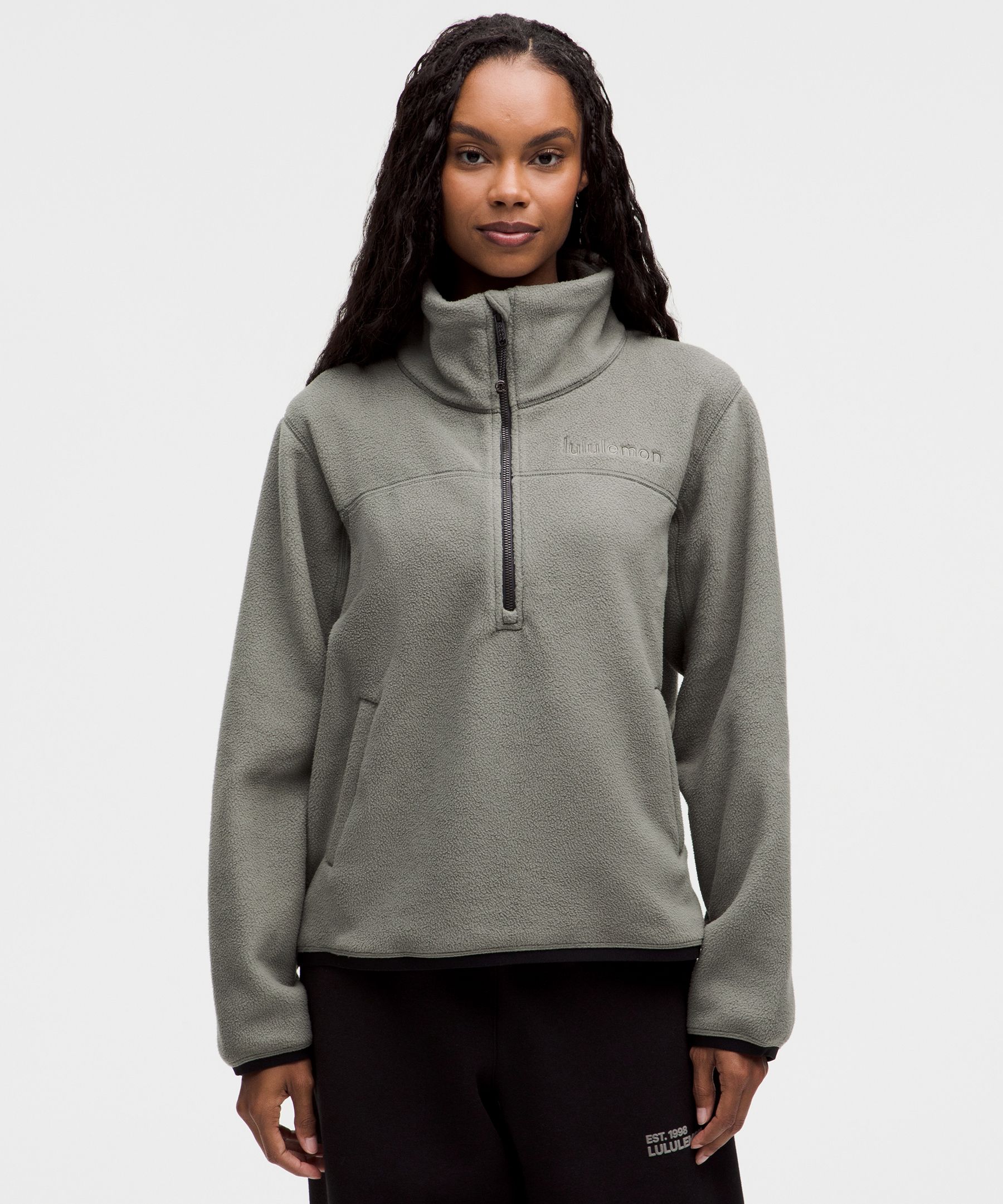 Lululemon fleece please pullover best sale