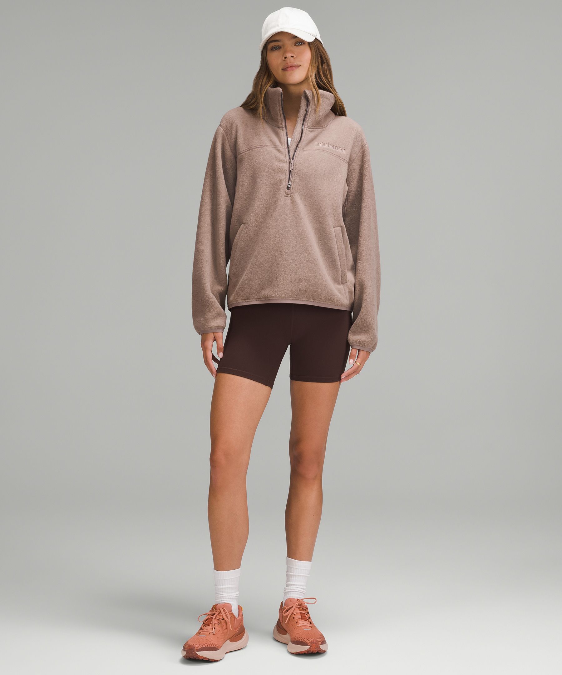 Half zip fleece pullover best sale