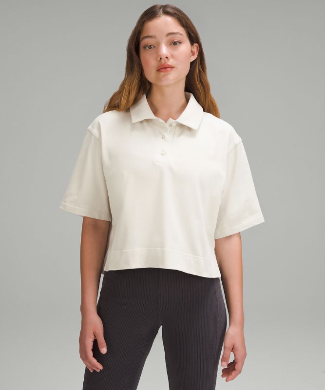Heavyweight Cotton Short-Sleeve Polo Shirt