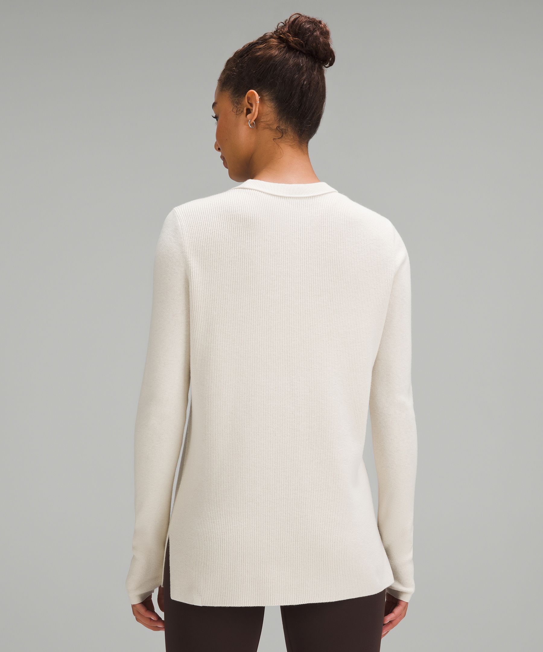 Lululemon Athletica Take It All In Sweater Heathered Tidewater