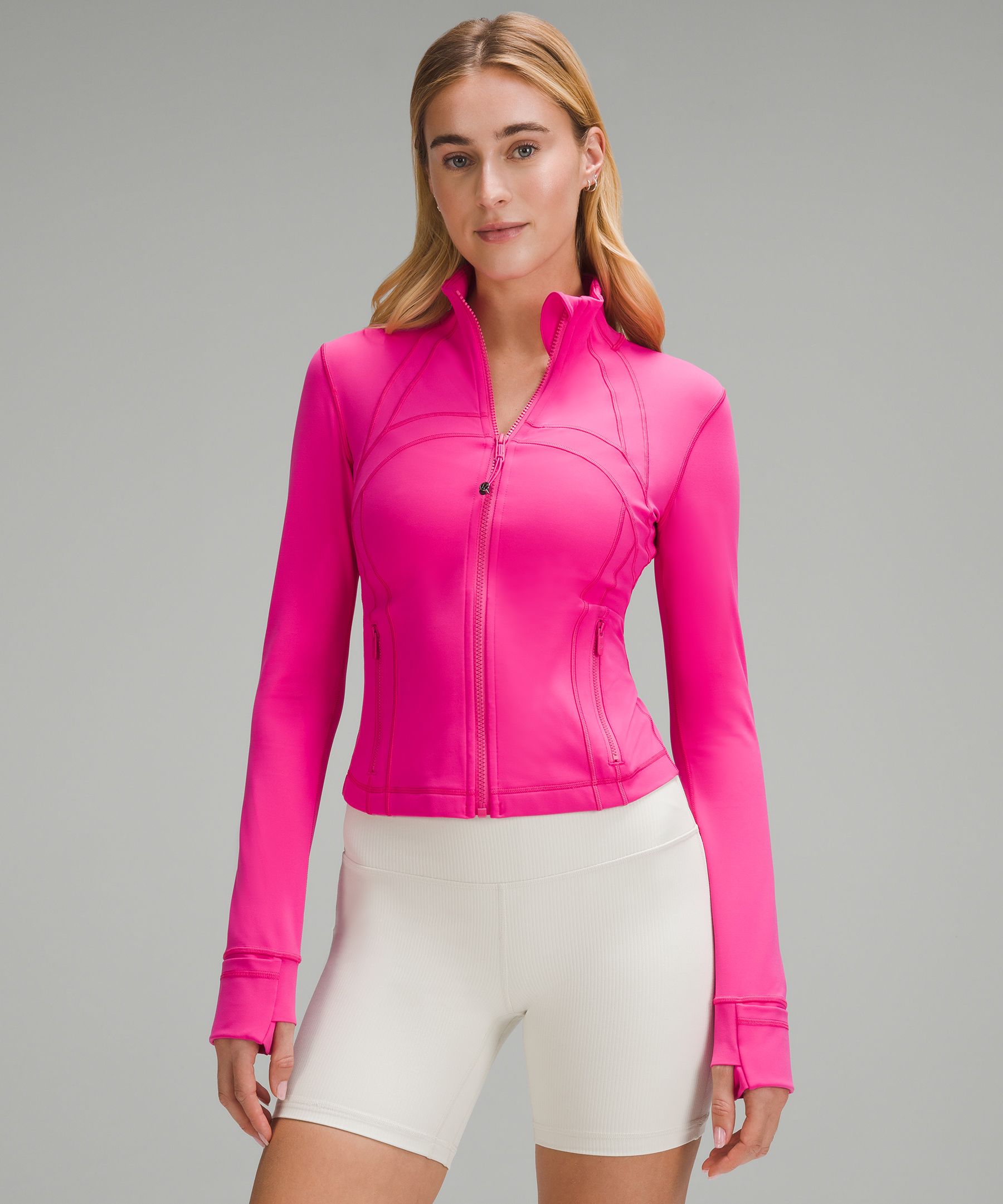 Lululemon Cropped Define Jacket *Nulu - Bone - lulu fanatics