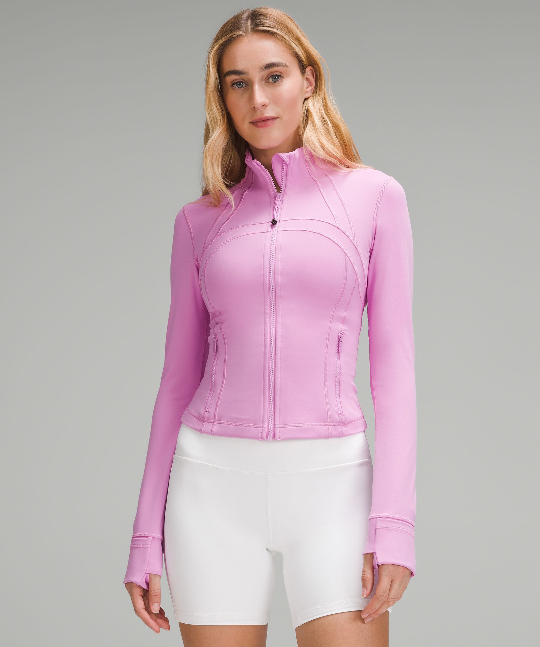 Lululemon athletica Define Cropped Jacket *Nulu, Women's Hoodies &  Sweatshirts