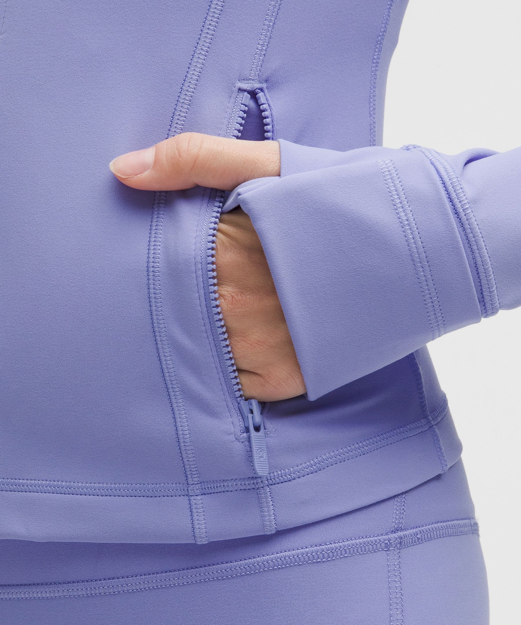 Lululemon Define Cropped Jacket In Blue