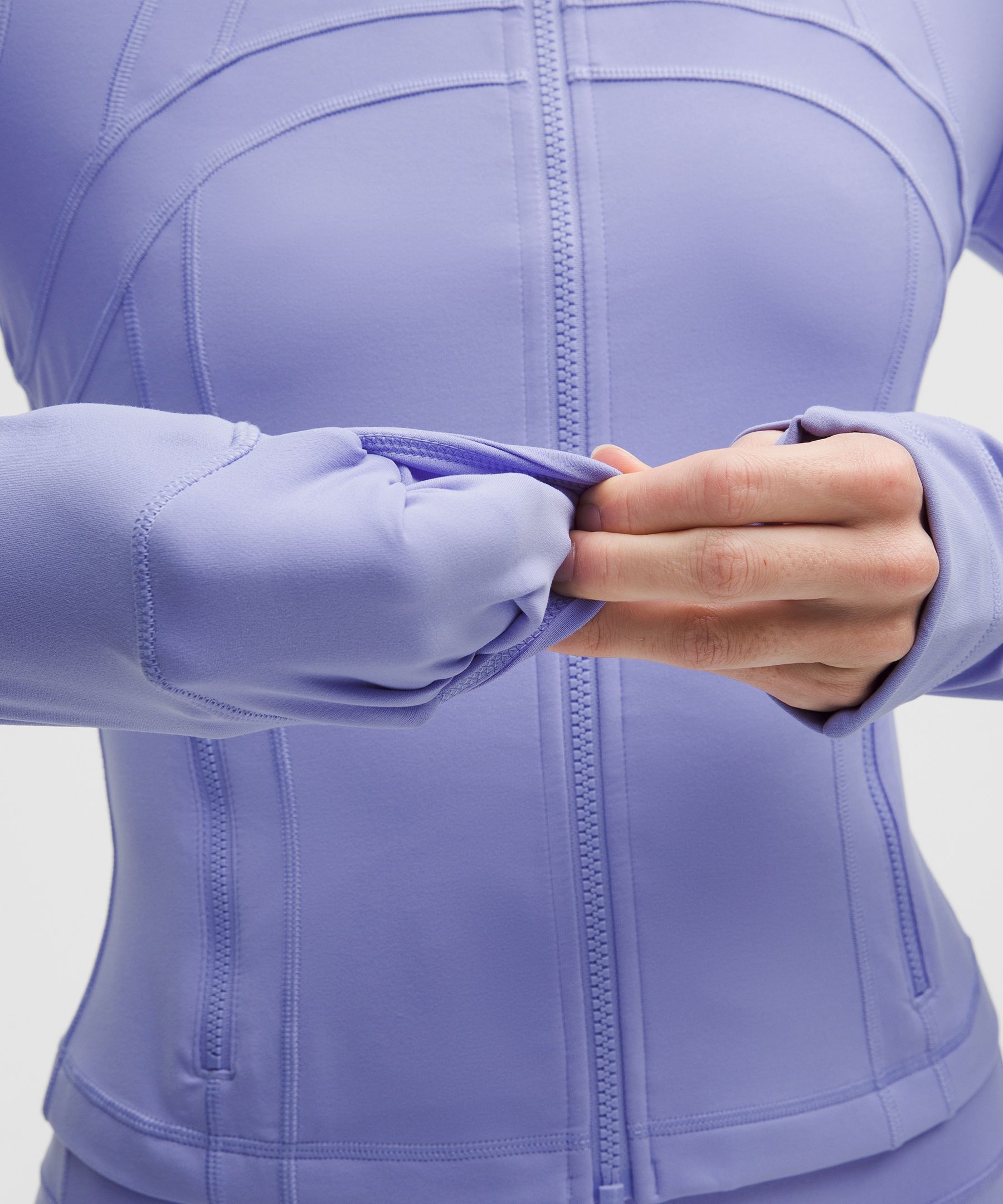 Lululemon Define Cropped Jacket In Blue