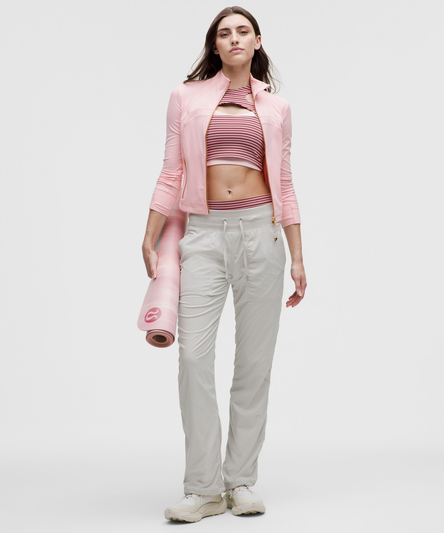 Lululemon Define Cropped Jacket In Pink