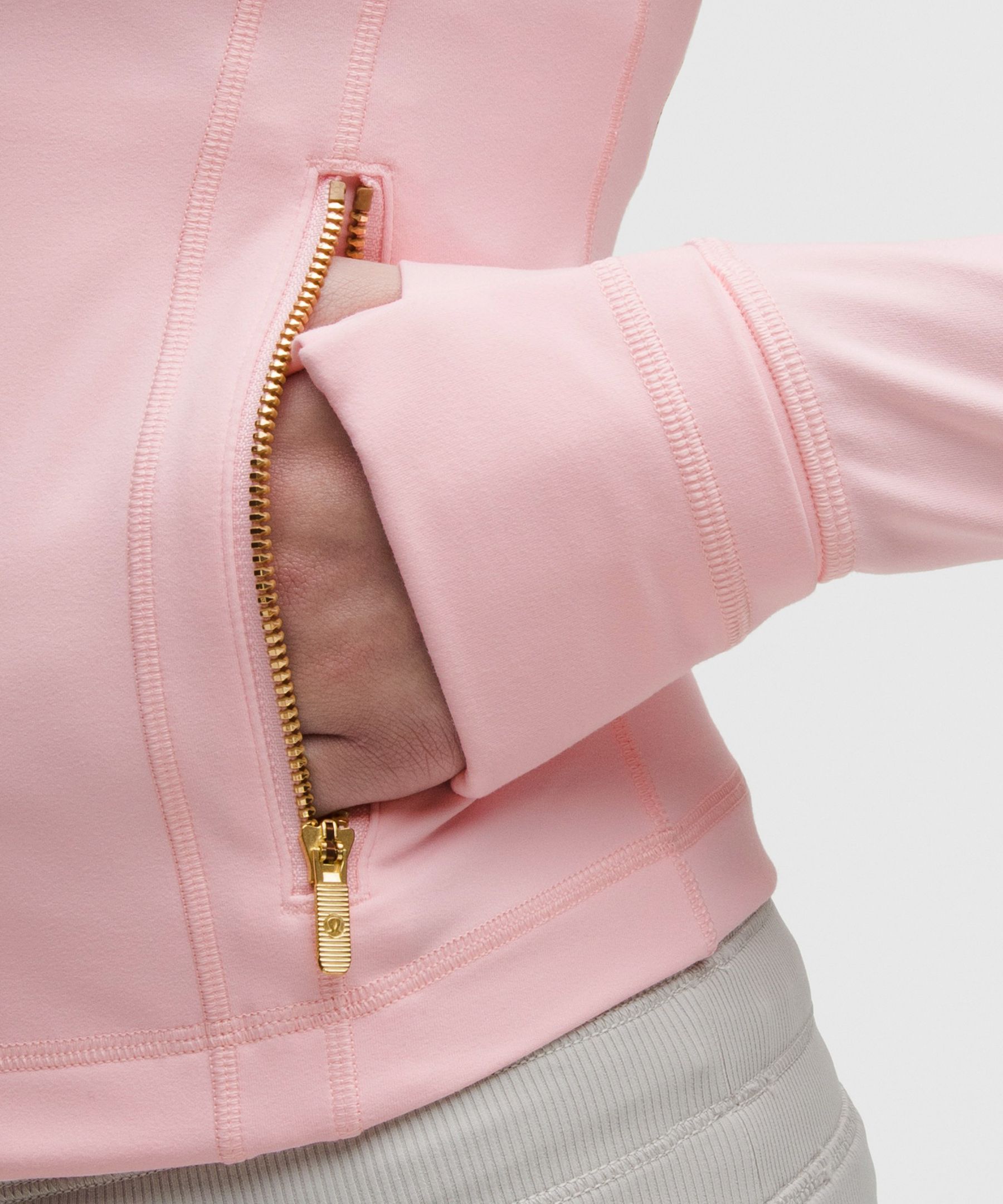 Lululemon Define Cropped Jacket In Pink