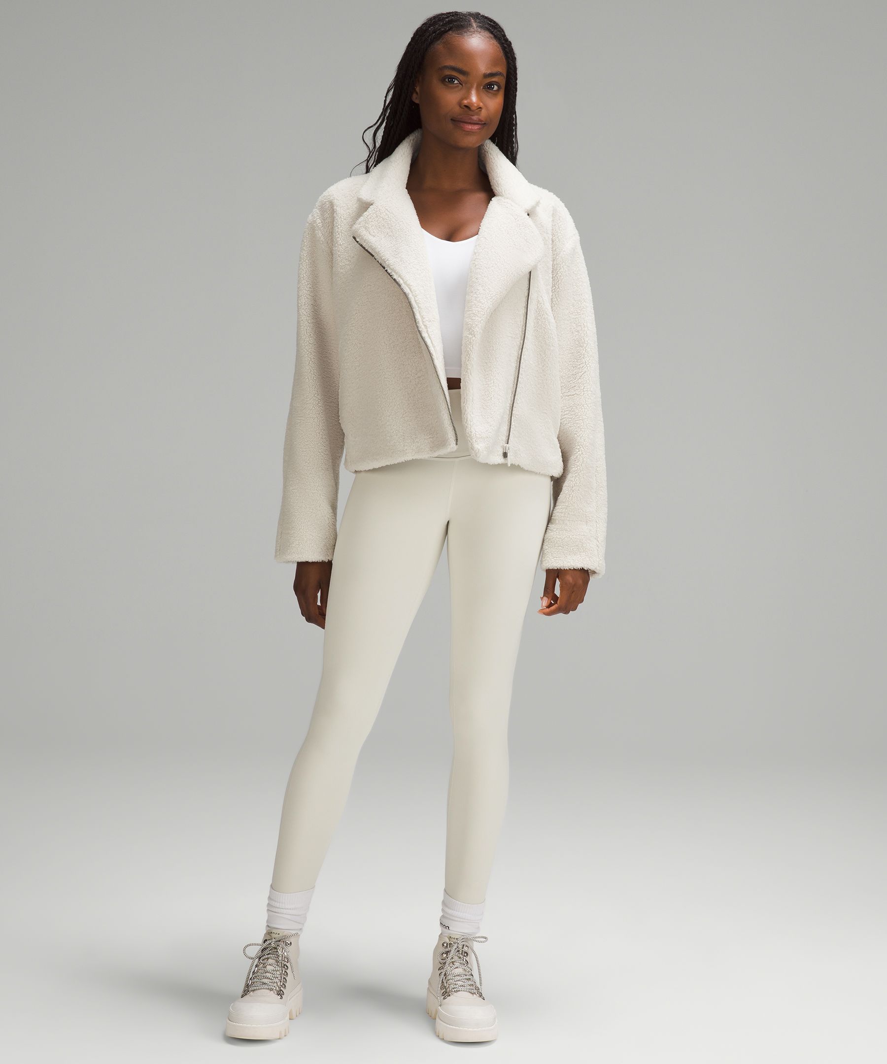 Textured Fleece Collared Jacket | Lululemon FR