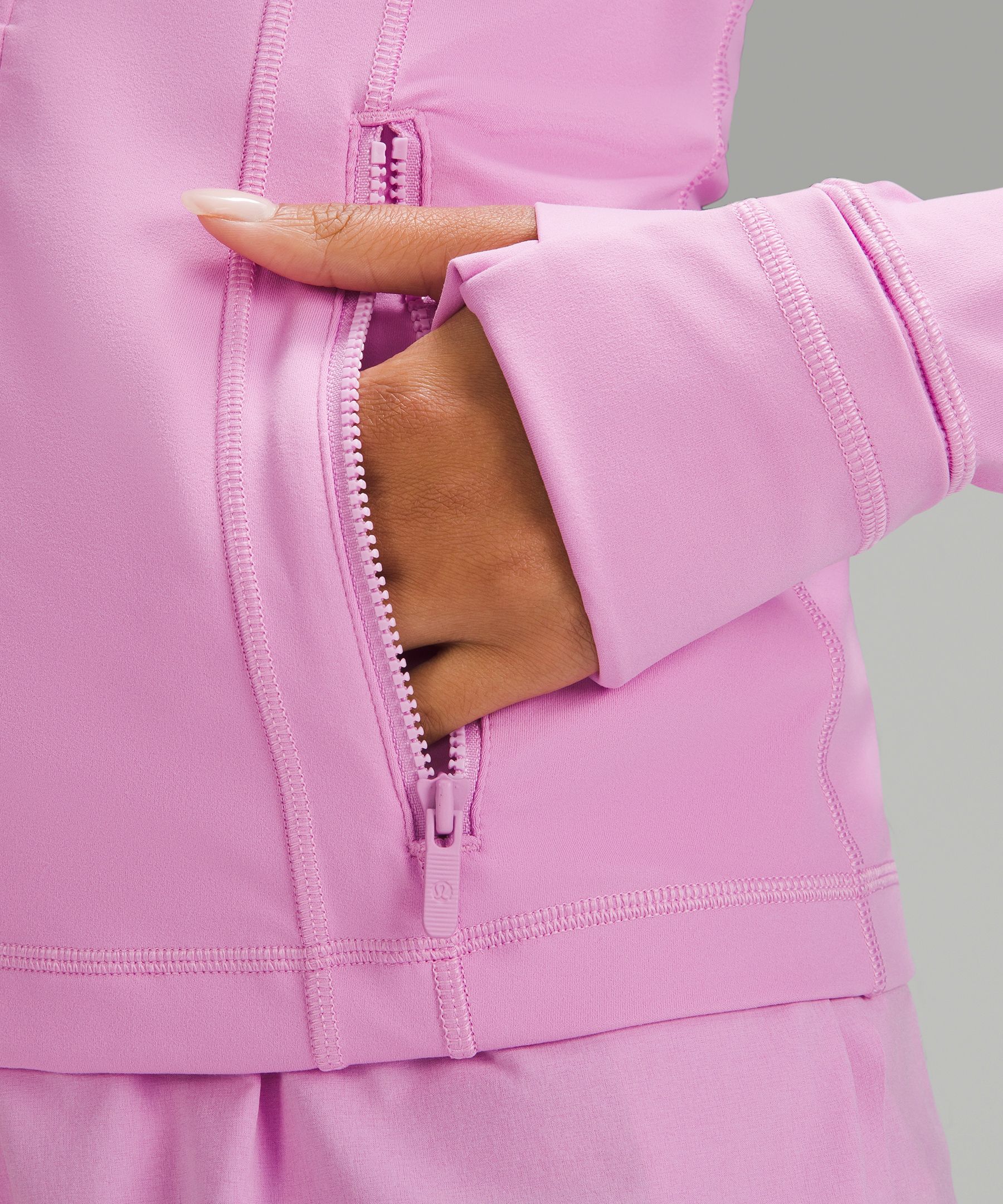 lululemon athletica Define Hooded Jacket Nulu in Pink