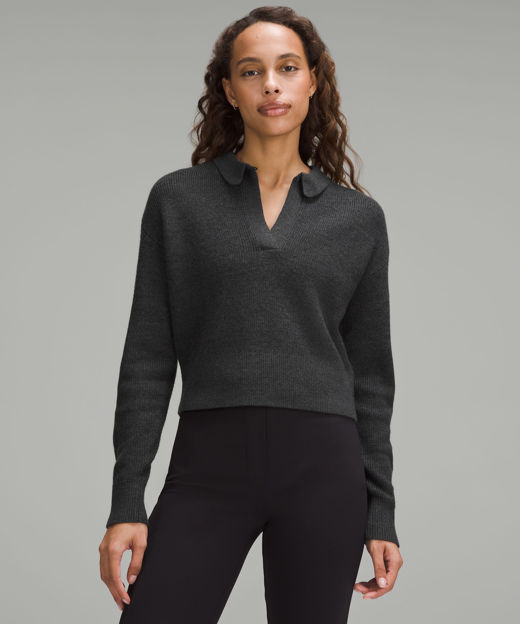 lululemon athletica, Sweaters, Lululemon Gratitude Wrap Heathered Deep  Zinfandel Size 6