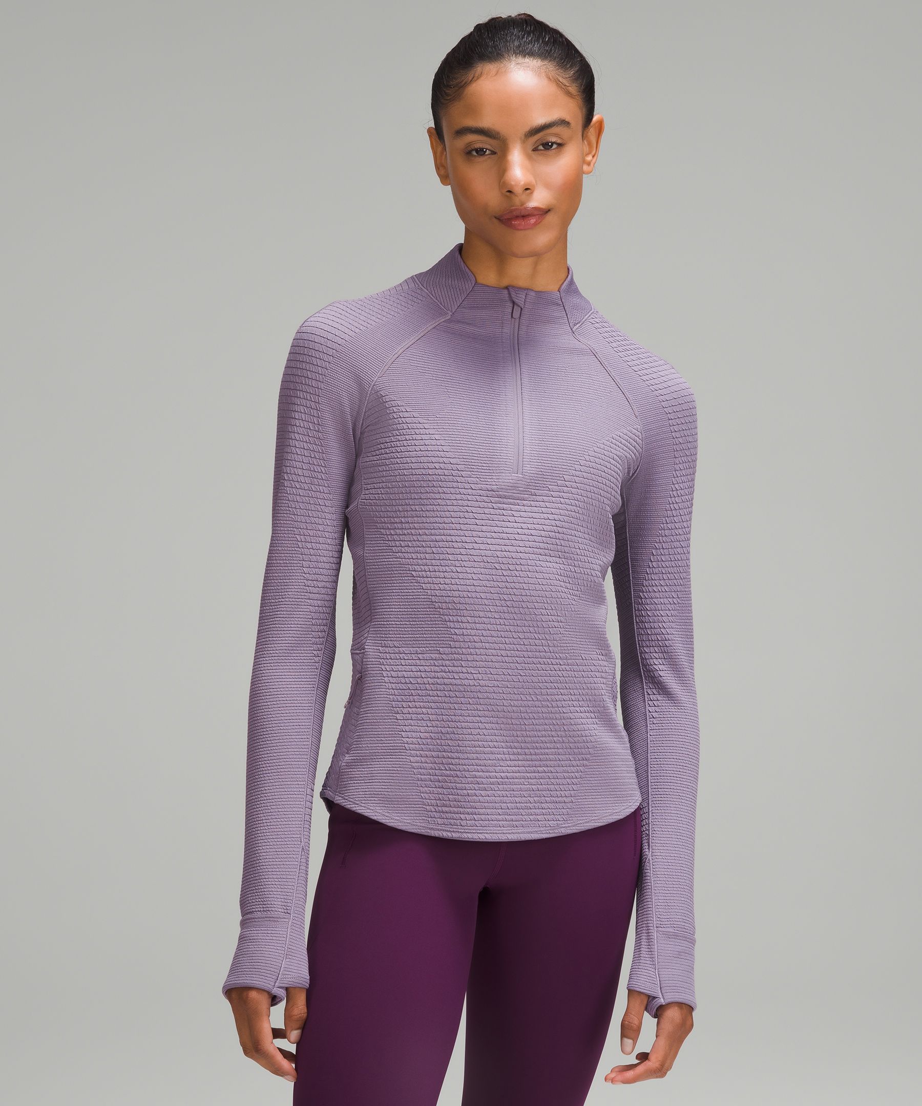 Under Armour Womens Train Cold Weather Half Zip Top - Purple