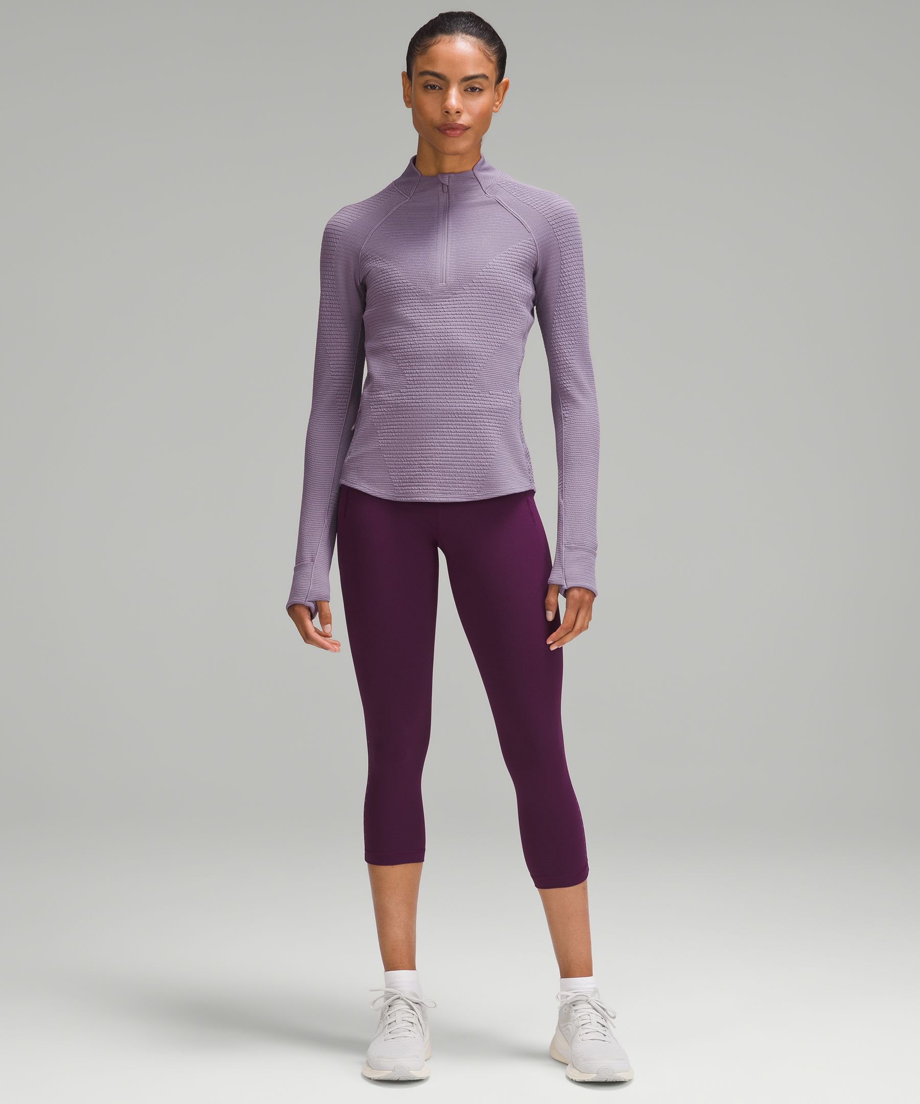 Lululemon Ventscape Half-zip Long Sleeve - Smoked Spruce