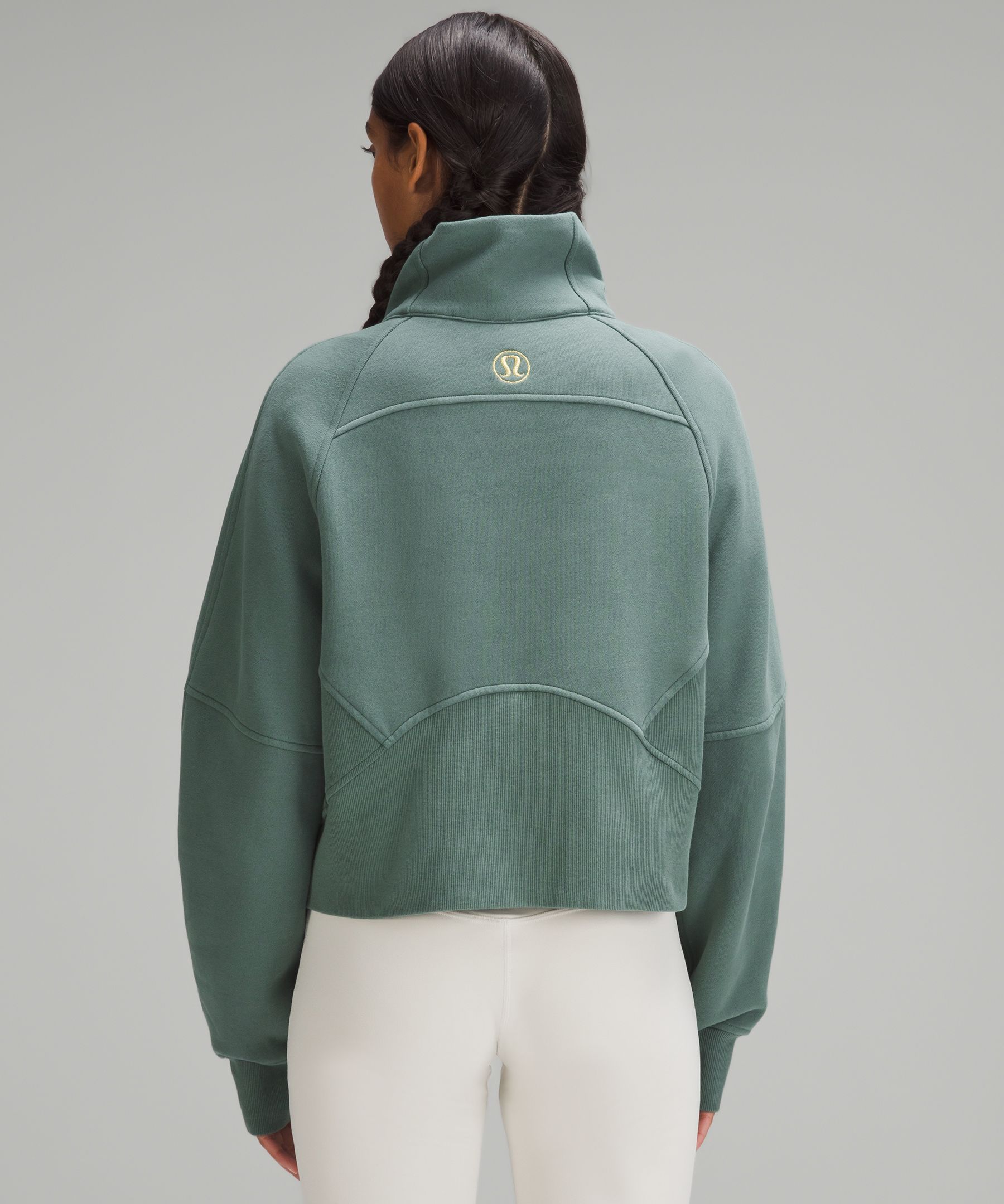 Scuba Oversized Funnel Neck Half Zip *Gold Zip