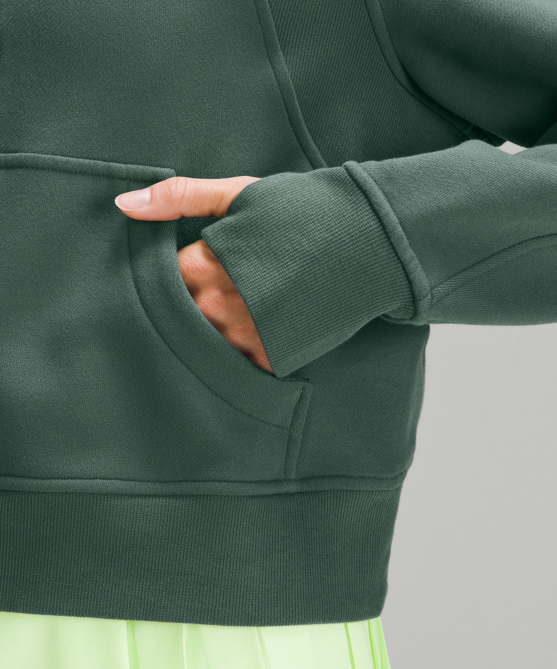 Scuba オーバーサイズ ファネルネックハーフジップ *ゴールドジッパー