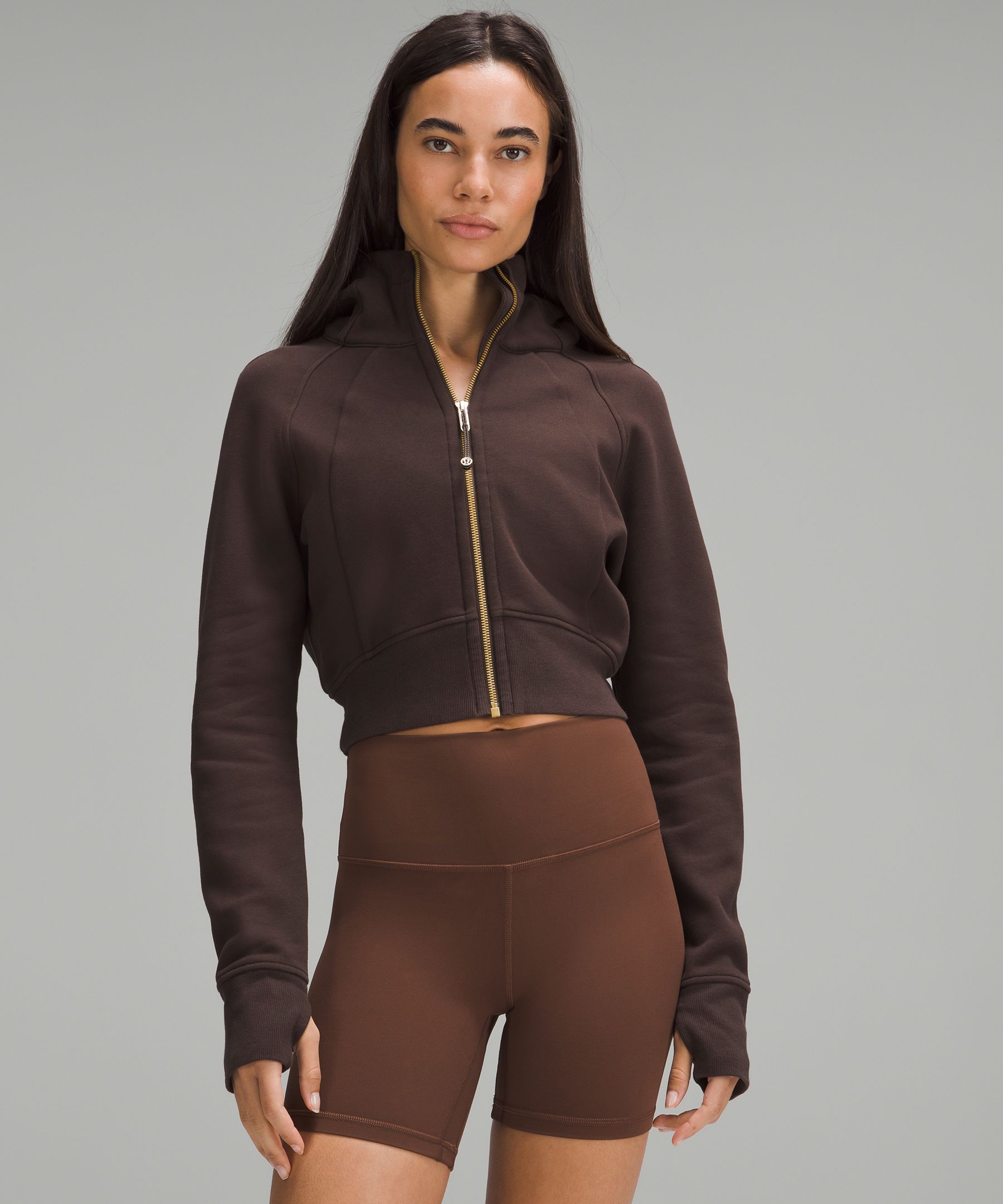 Lululemon athletica Scuba Full-Zip Cropped Hoodie