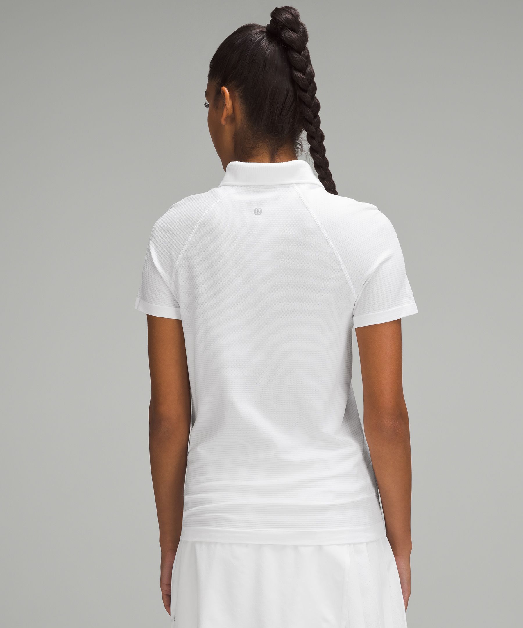 Shop Lululemon Swiftly Tech Short-sleeve Polo Shirt