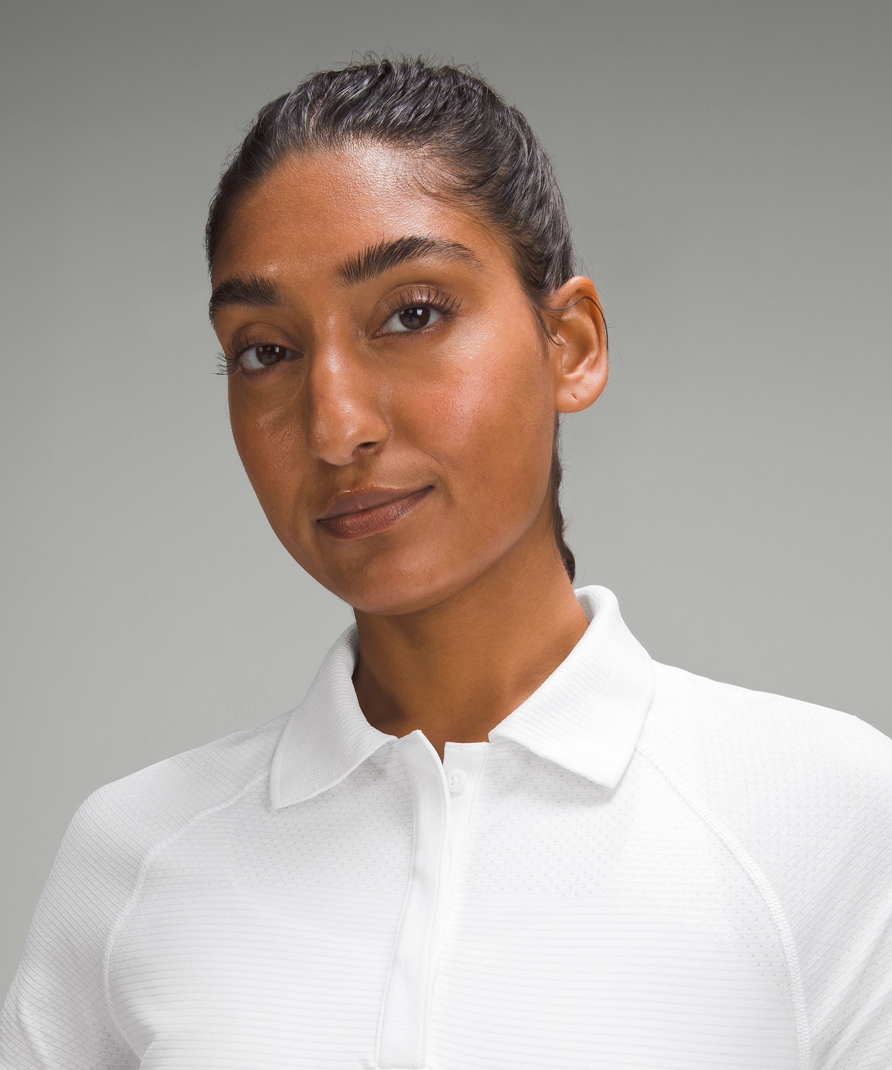 Swiftly Tech Relaxed-Fit Polo Shirt | Women's Short Sleeve Shirts & Tee's