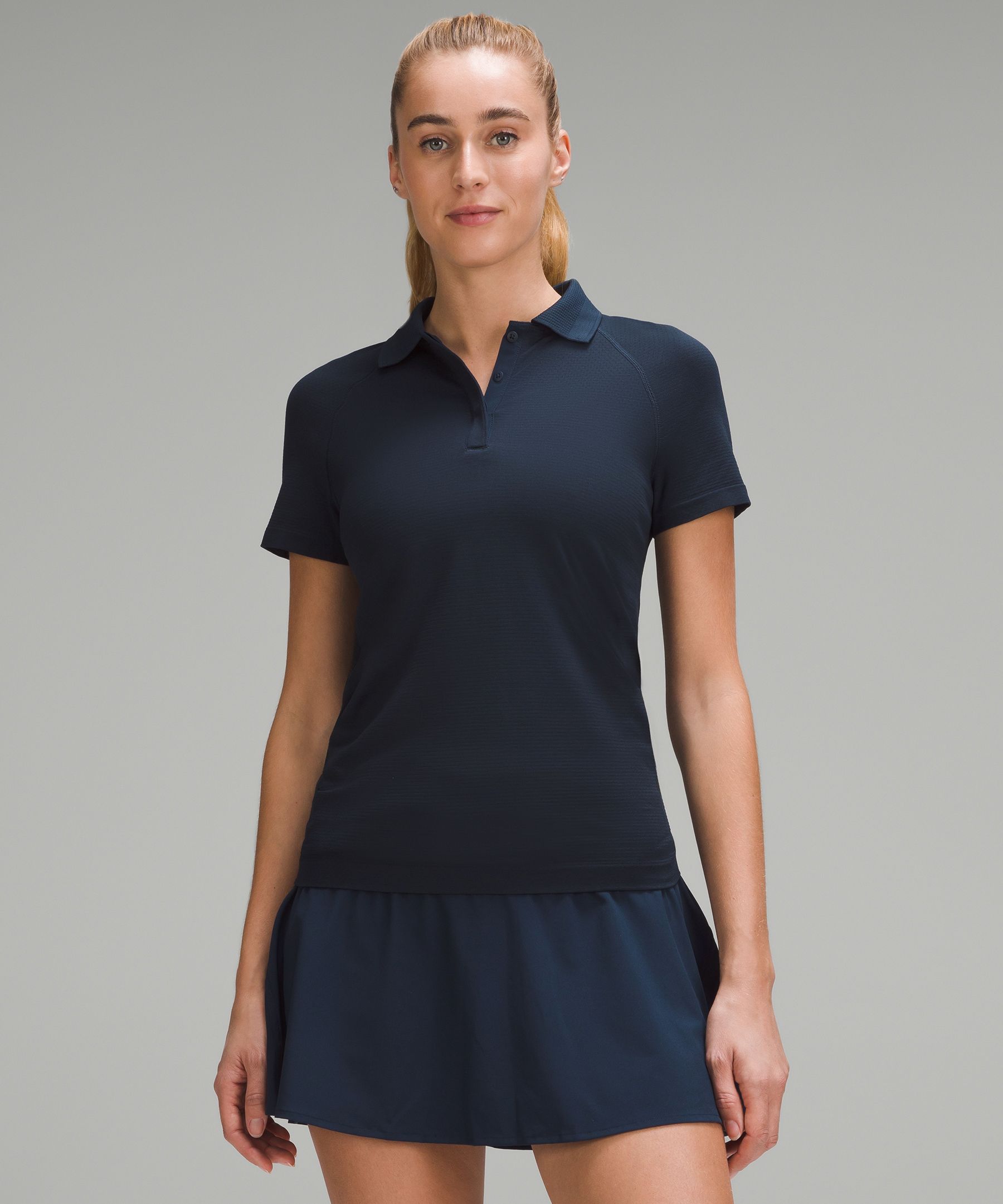 Swiftly Tech Short-Sleeve Polo Shirt