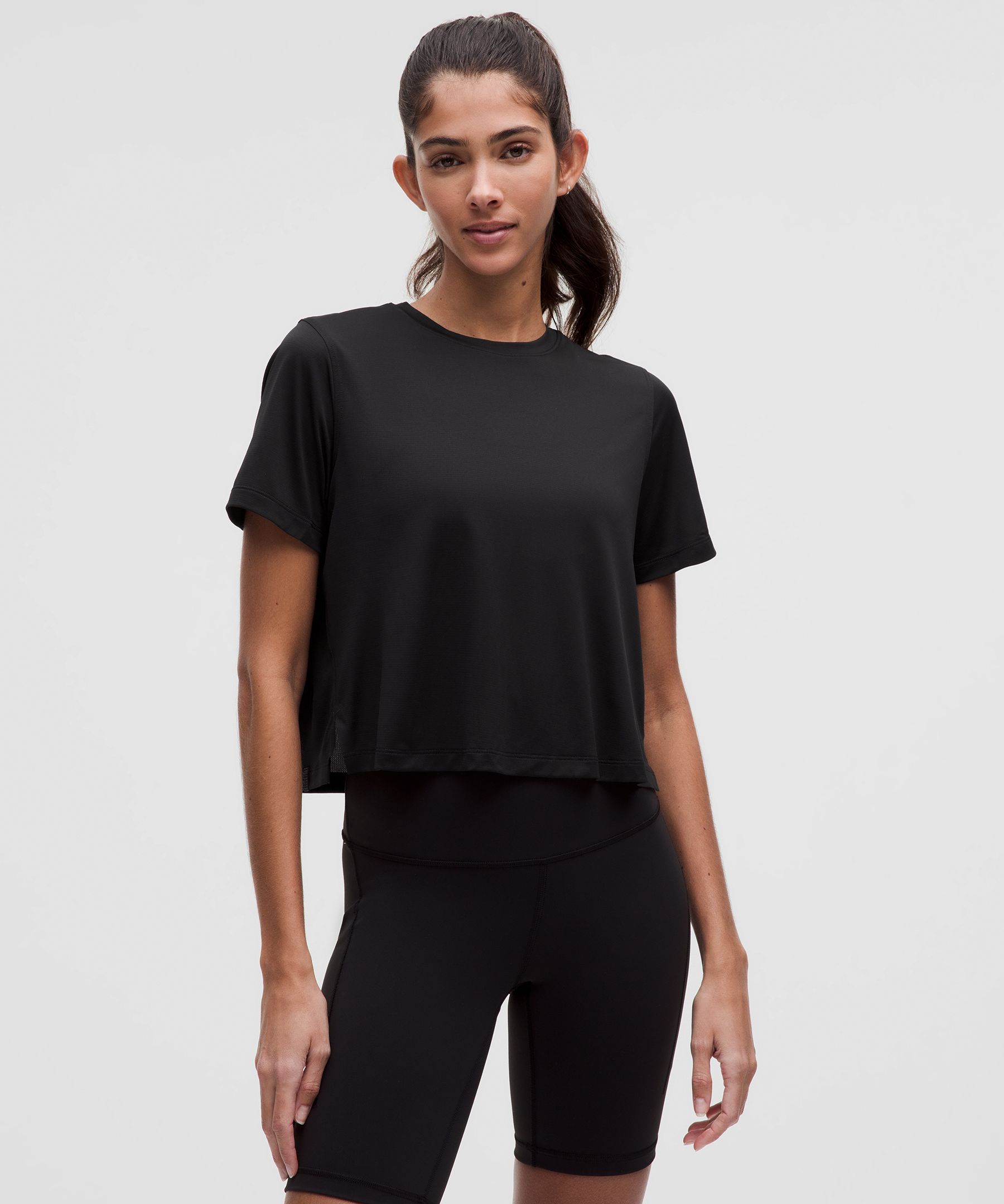 Black shirt top best sale