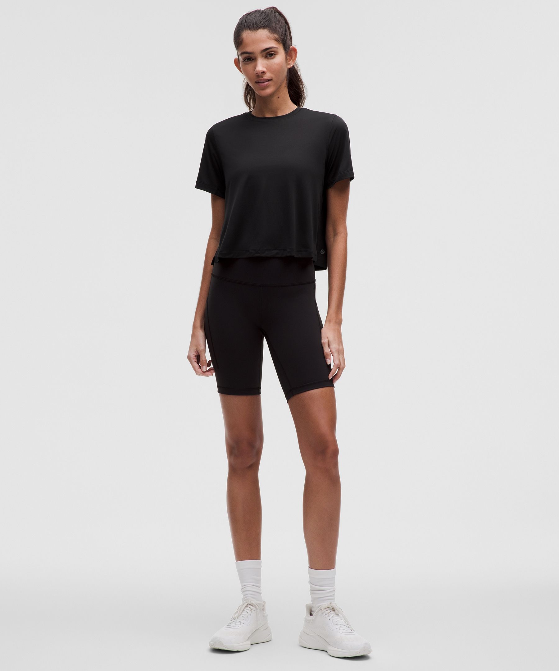 Shop Lululemon Ultralight Waist-length T-shirt