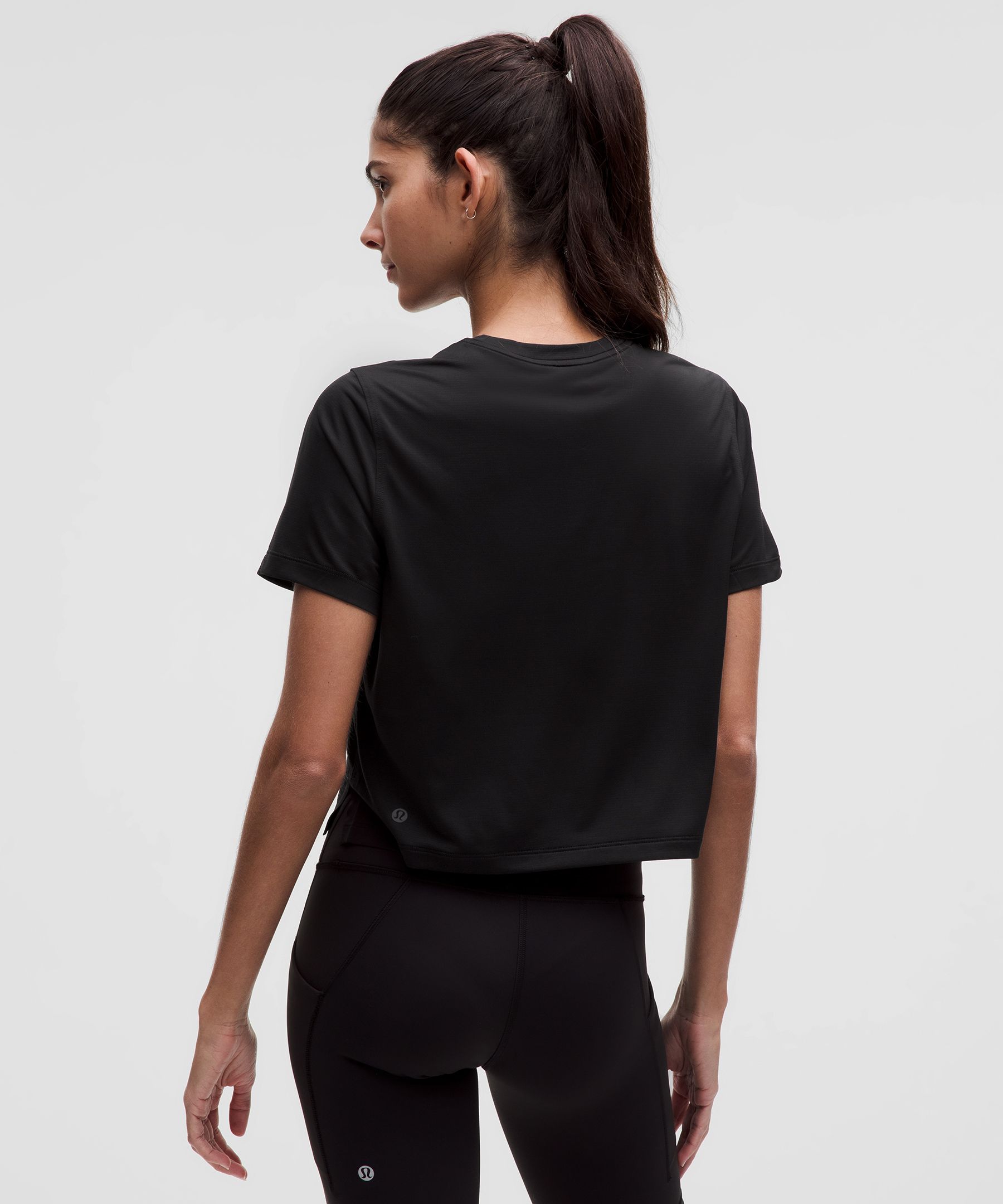 Shop Lululemon Ultralight Waist-length T-shirt