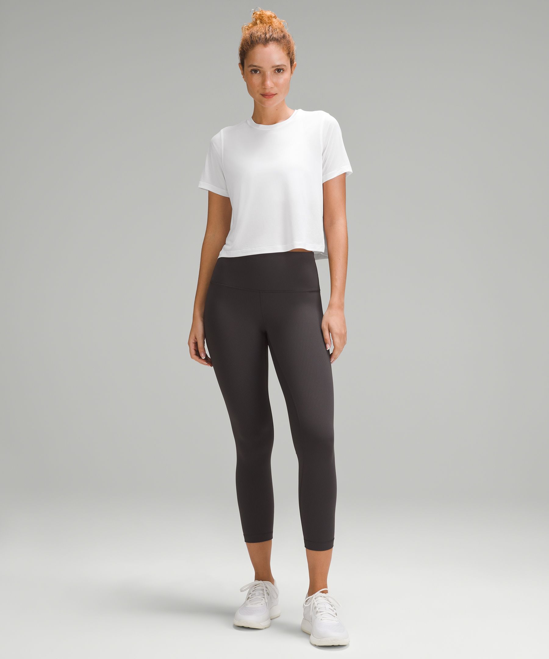 Shop Lululemon Ultralight Waist-length T-shirt