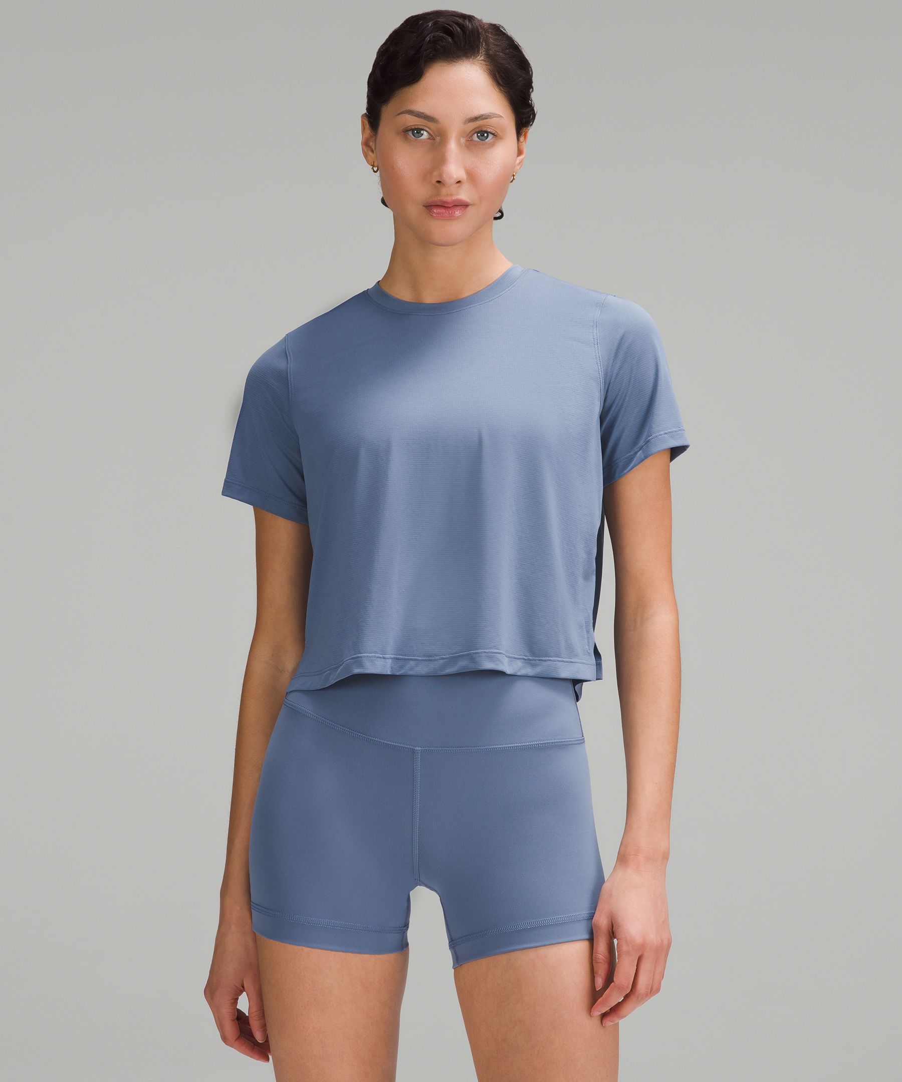 Shop Lululemon Ultralight Waist-length T-shirt