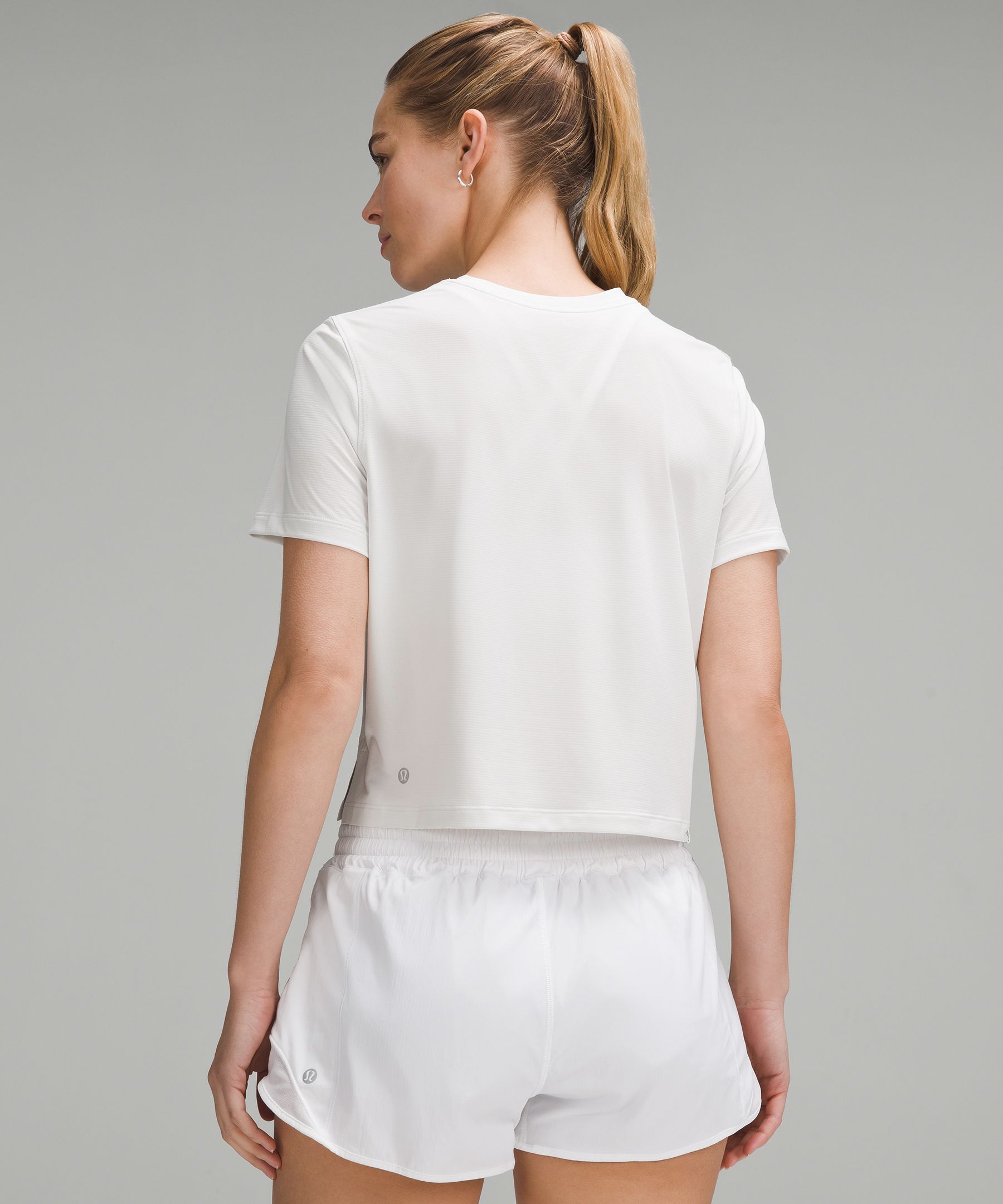 Shop Lululemon Ultralight Waist-length T-shirt