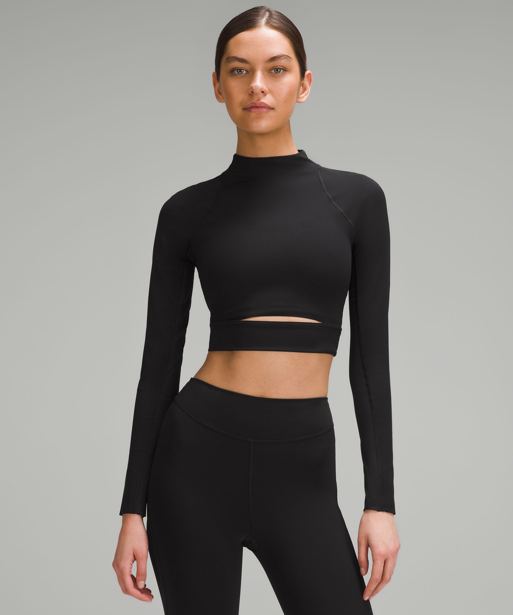 Buy Long Sleeves Yoga Tops For Women Backless Sports T-shirts Gym Crop Top  Double V-neck Sport Active Sportswear from Yiwu Run Lu Apparel Co., Ltd.,  China