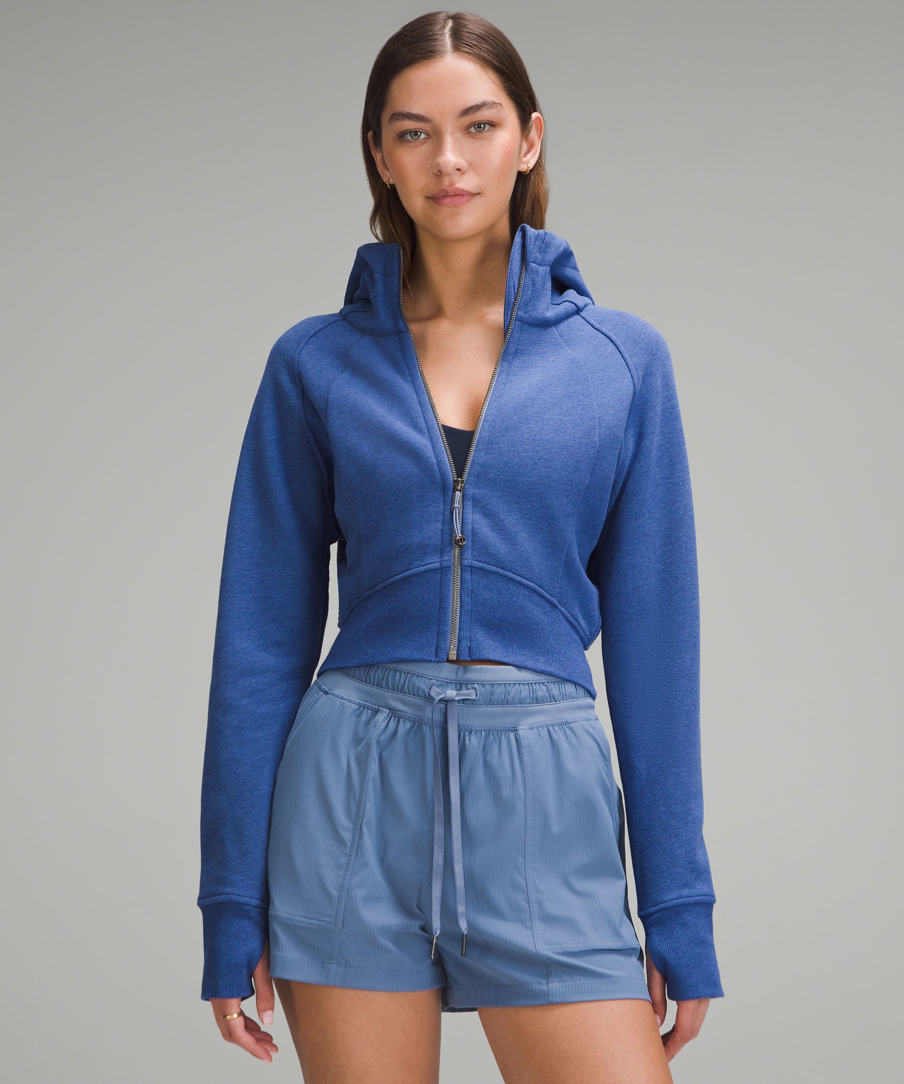 Lululemon cropped zip up sale