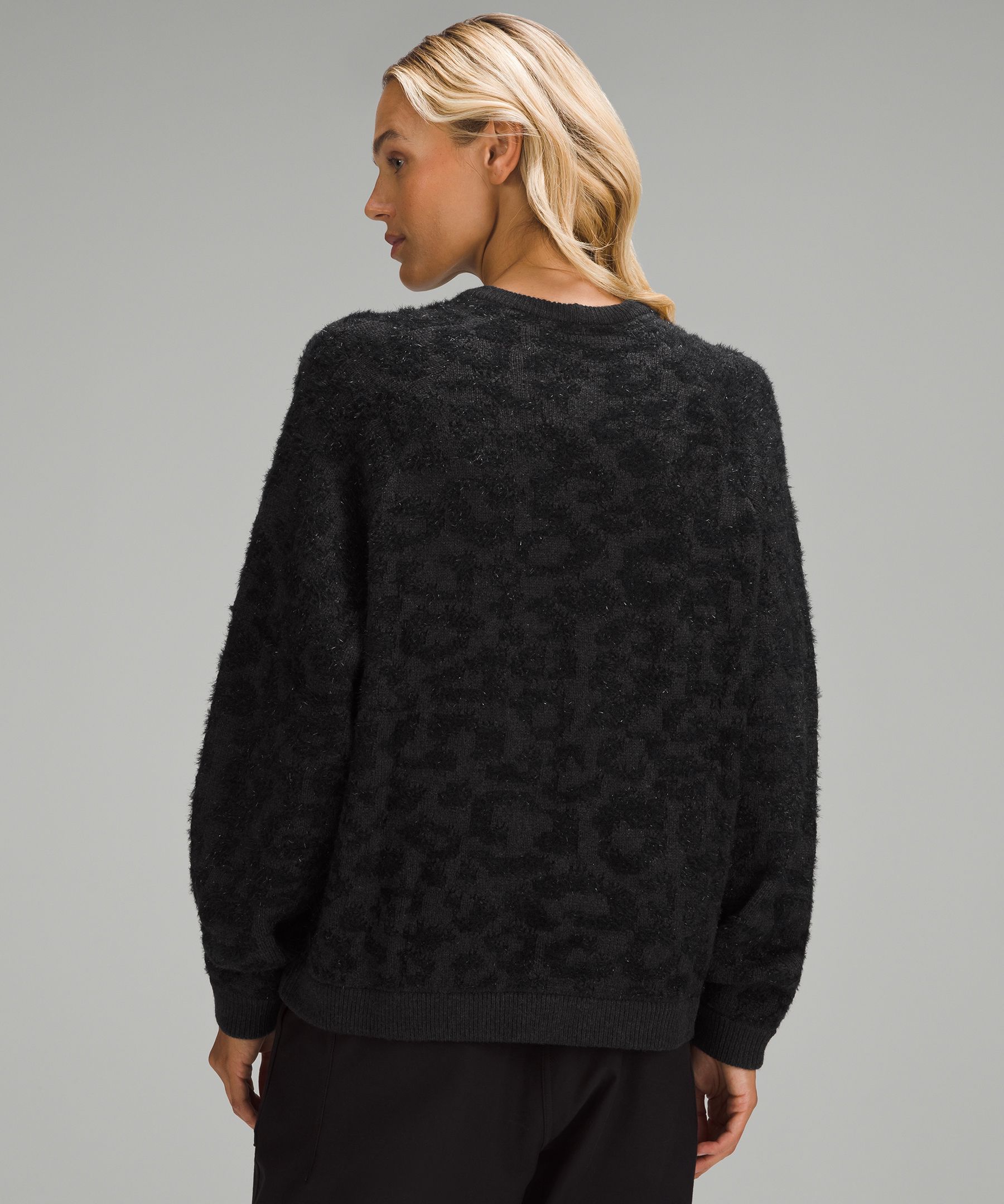 Lululemon Jacquard Multi-Texture Sweater Jacket - Heathered Vapor - lulu  fanatics