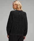 Jacquard-Pullover aus Wollmischung