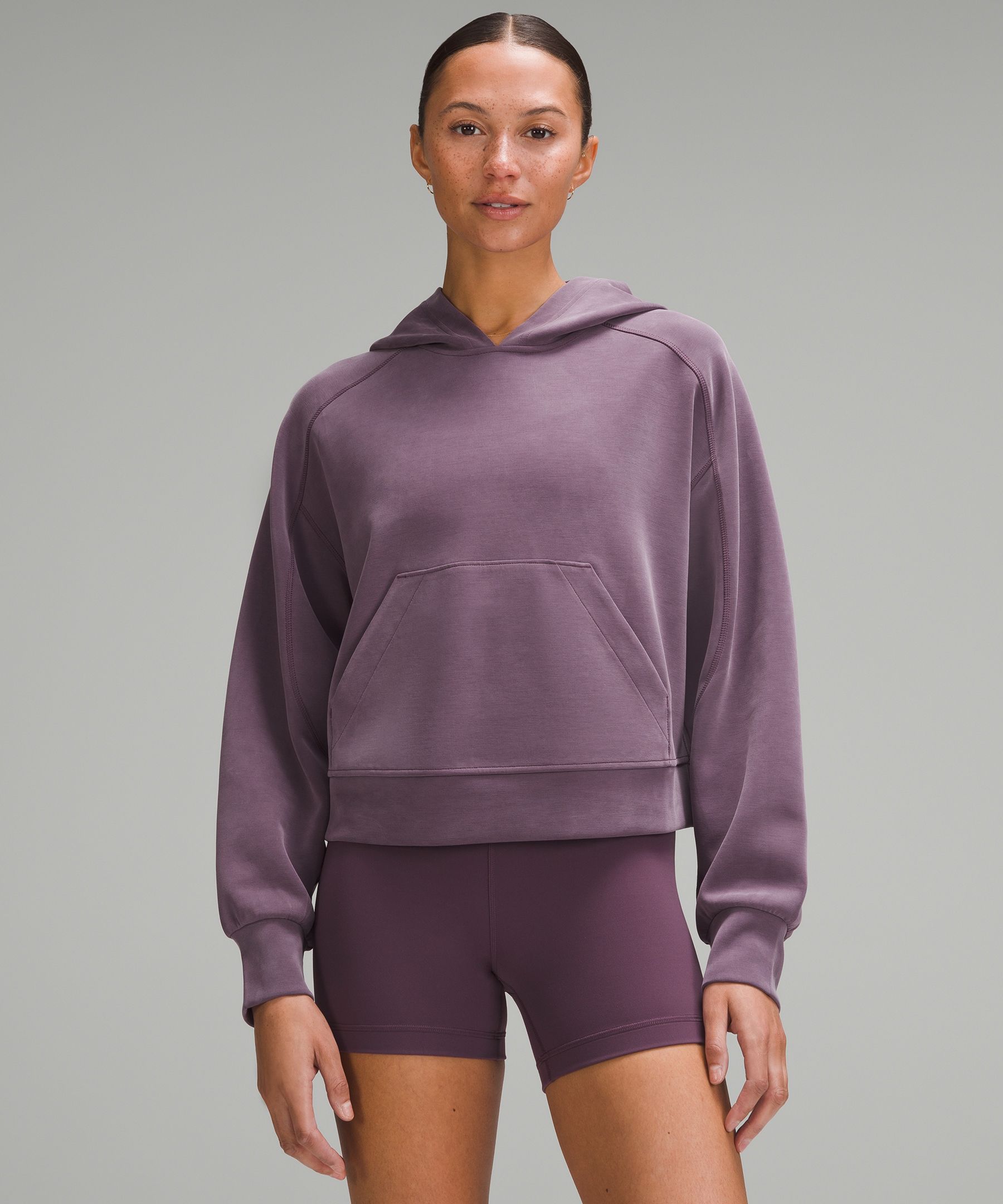 Lululemon Soothe Away Hoodie Sweater 4 GUC Stargaze Cashlu Spellout Womens  