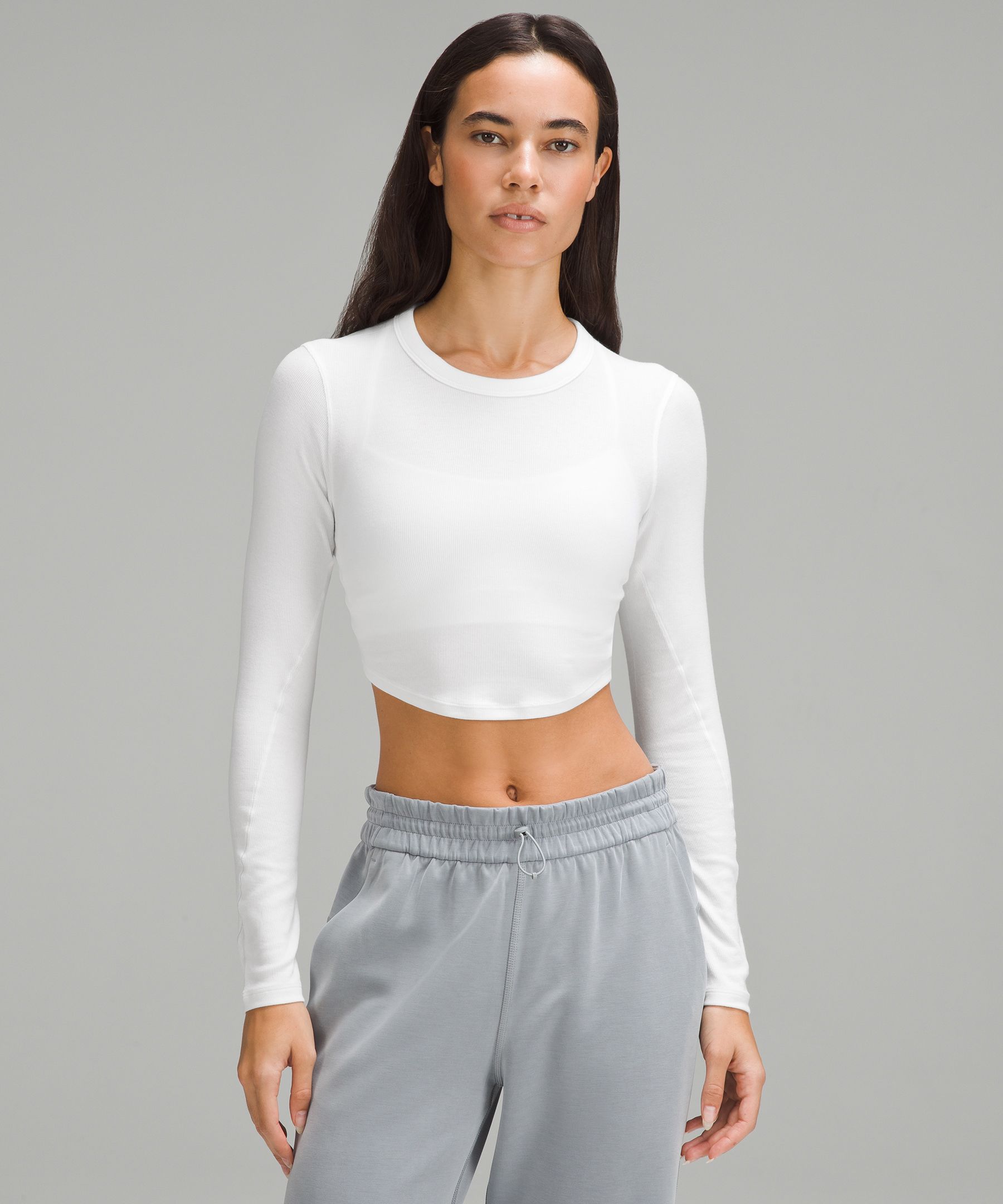 Lululemon Hold Tight Cropped Long-Sleeve Shirt