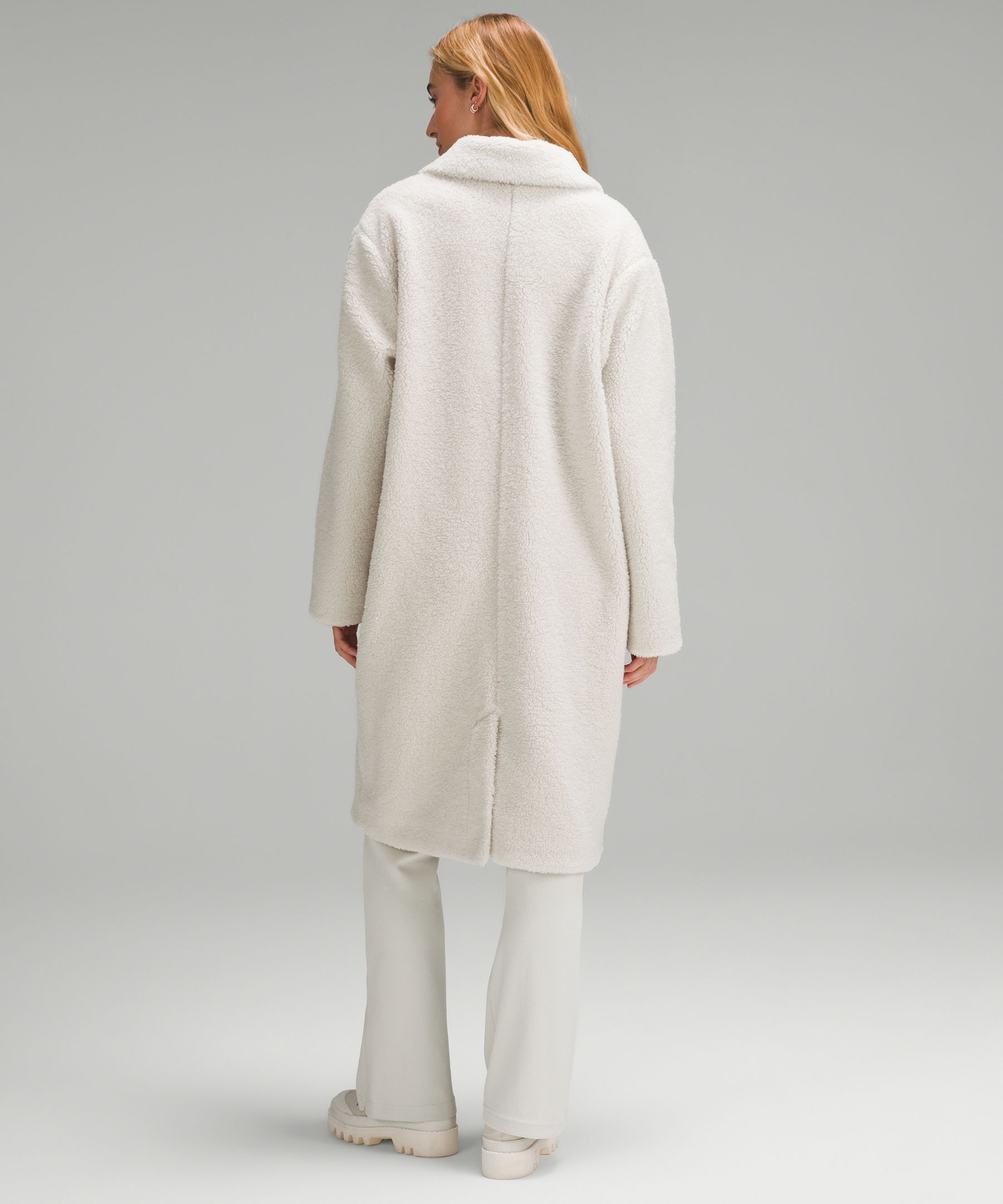 Lululemon Textured Fleece 1/2 Zip White Opal 6 NWT Hoodie Jacket WHTO ❤️