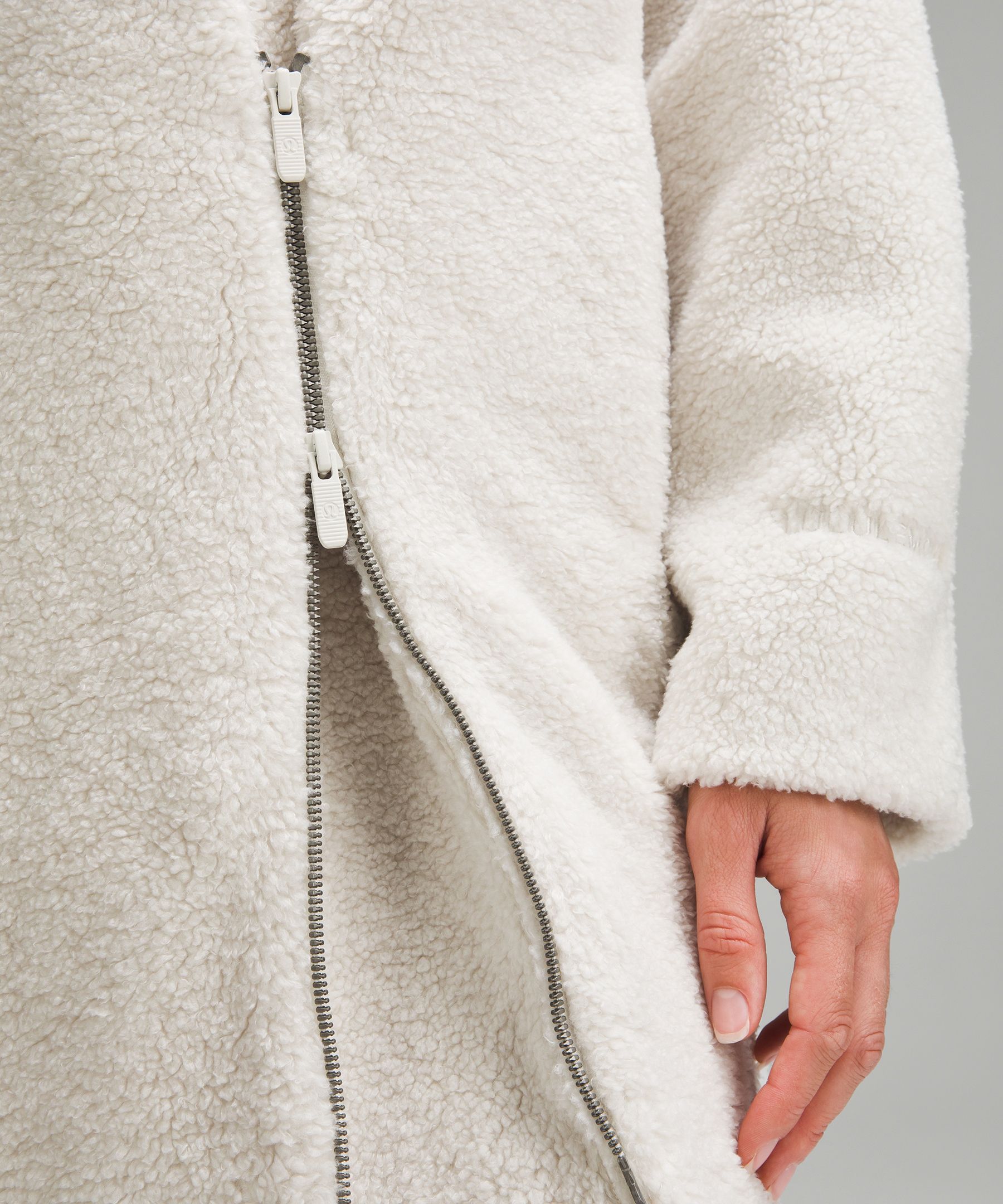 Textured Fleece Collared Jacket curated on LTK