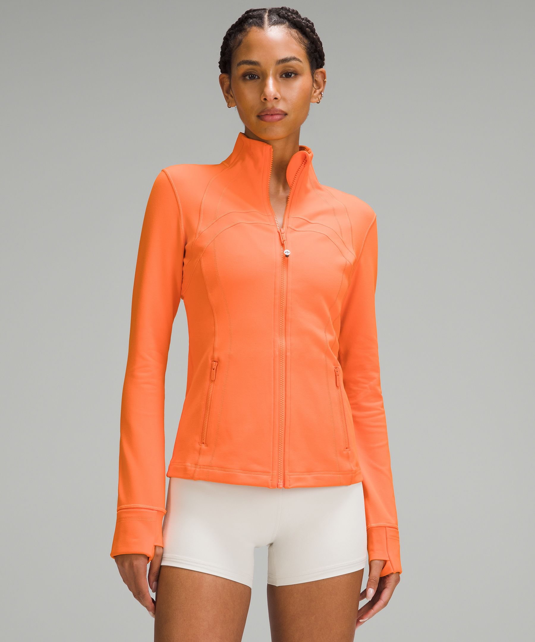 Lululemon orange jacket shop