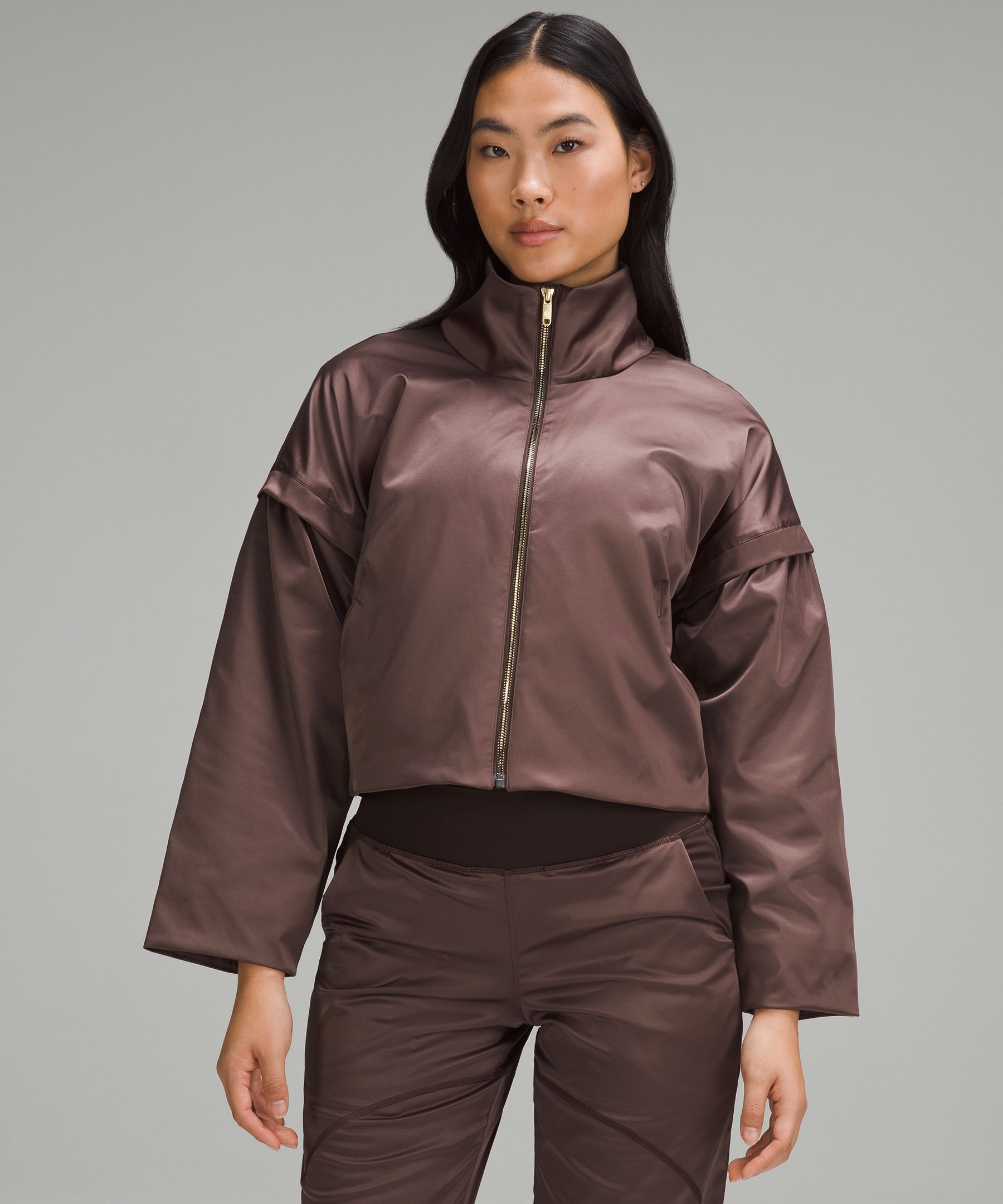 Lunar New Year Satin Balloon-Sleeve Jacket | lululemon 香港特別