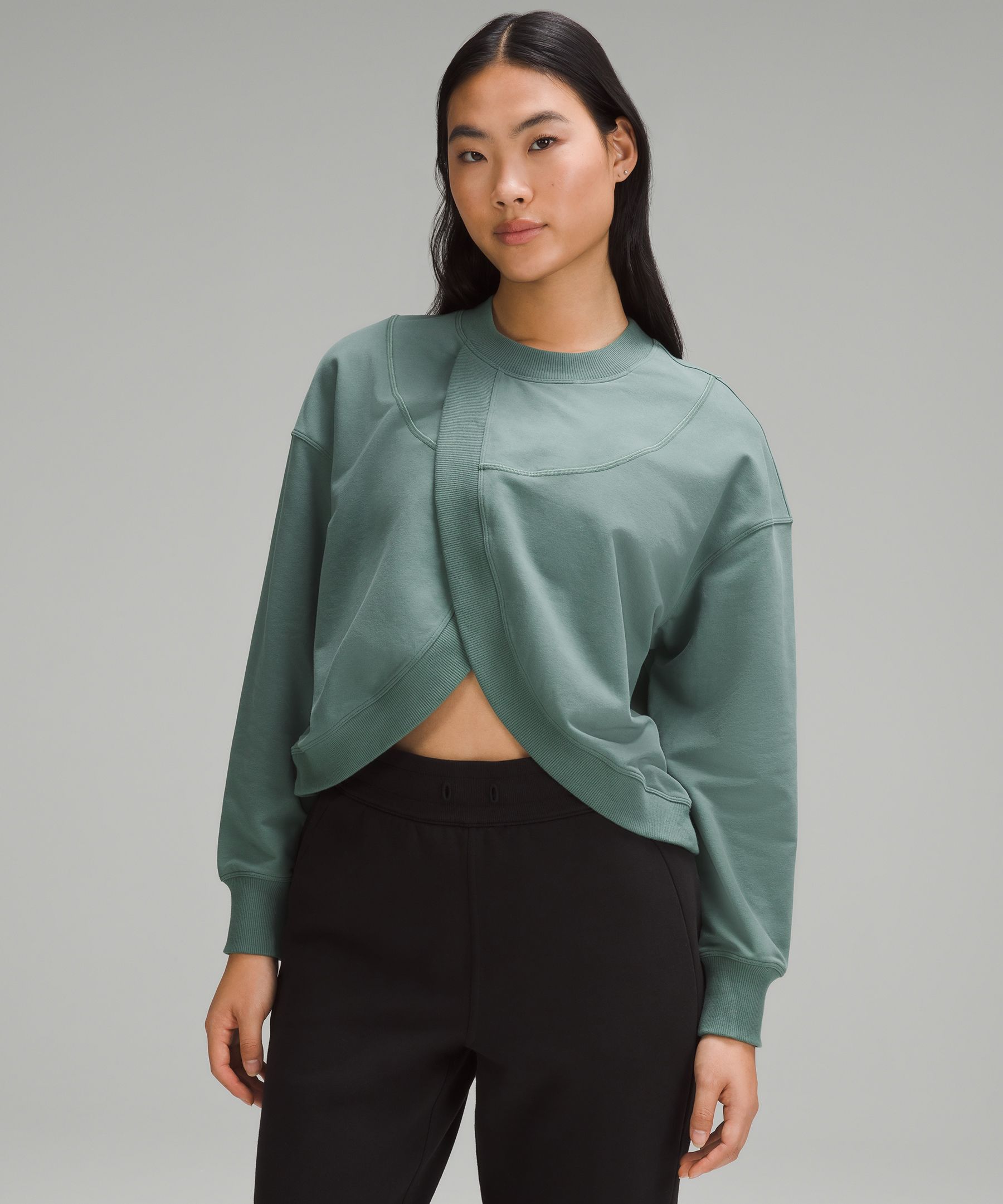 Lunar New Year Sueded Terry Front-Overlap Pullover | lululemon SG