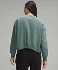 Lunar New Year Sueded Terry Front-Overlap Pullover