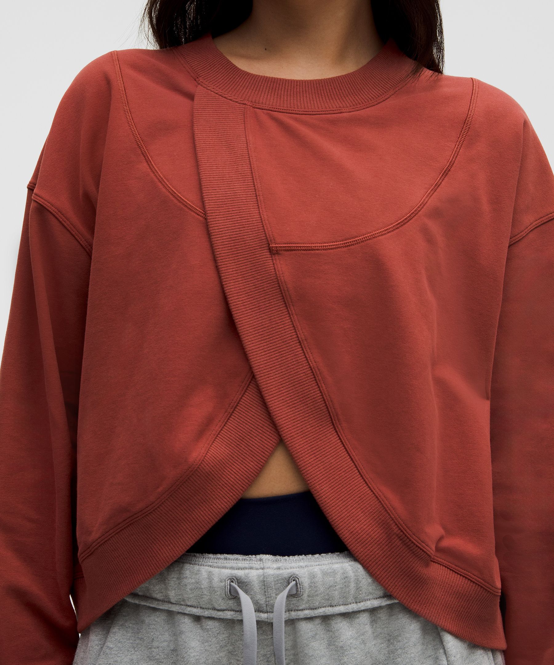 Lululemon Lunar New Year Sueded Terry Front-overlap Pullover