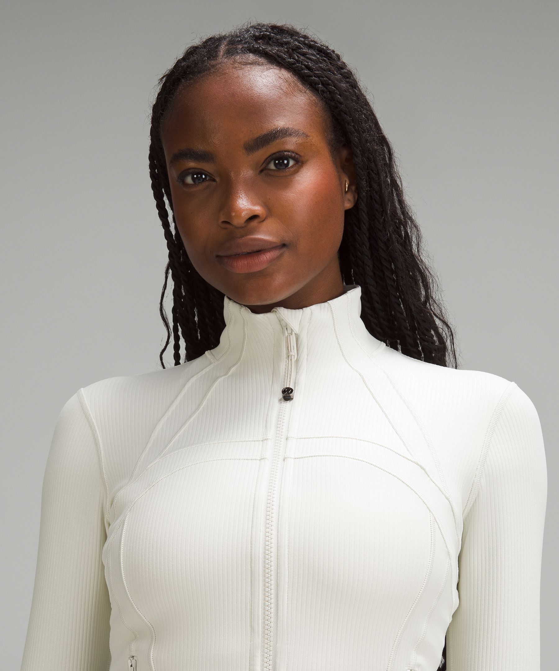 Cropped Define Jacket *Ribbed Nulu Shine