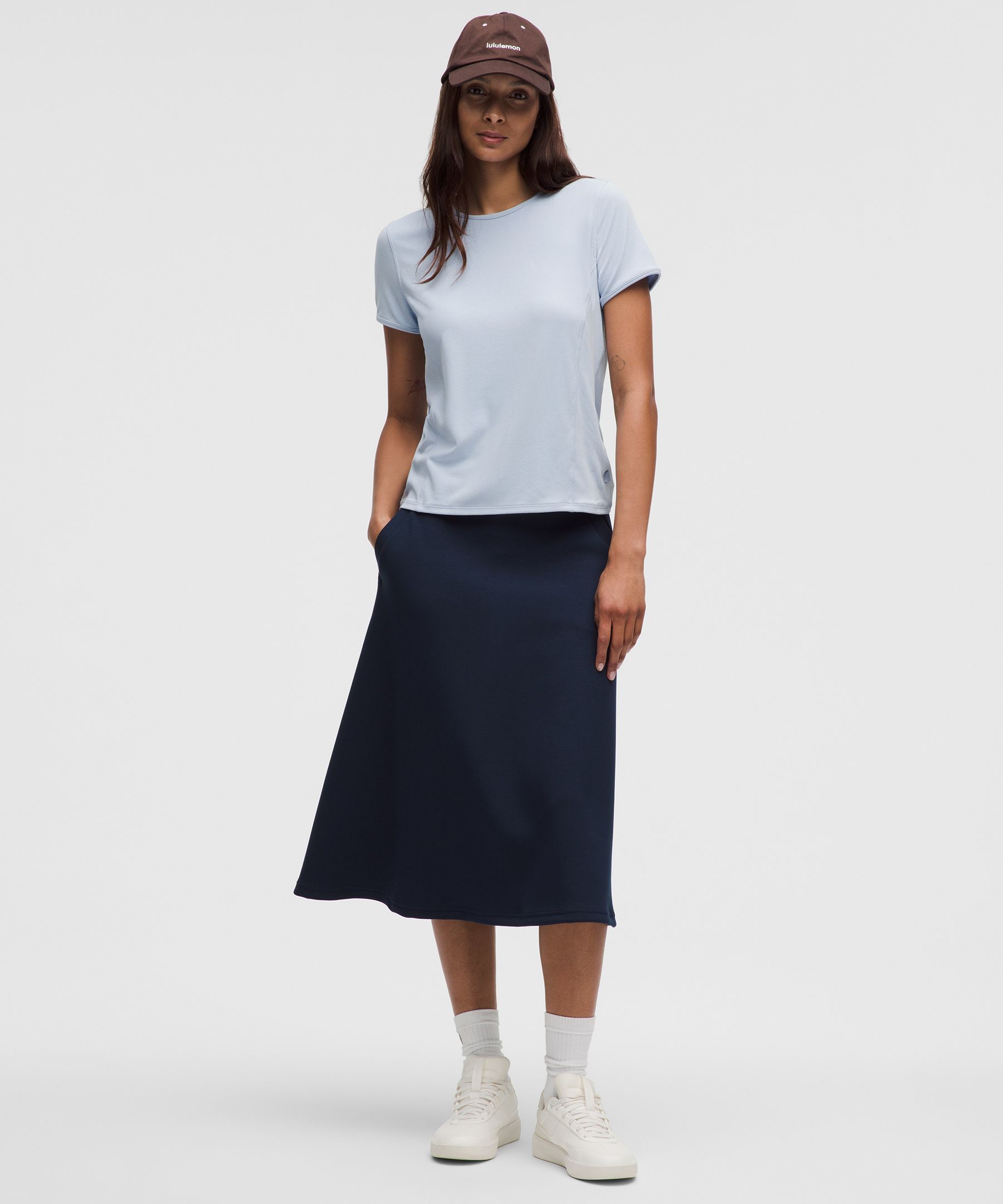 Lululemon Twist-back Soft Ribbed Short-sleeve Top Shirt