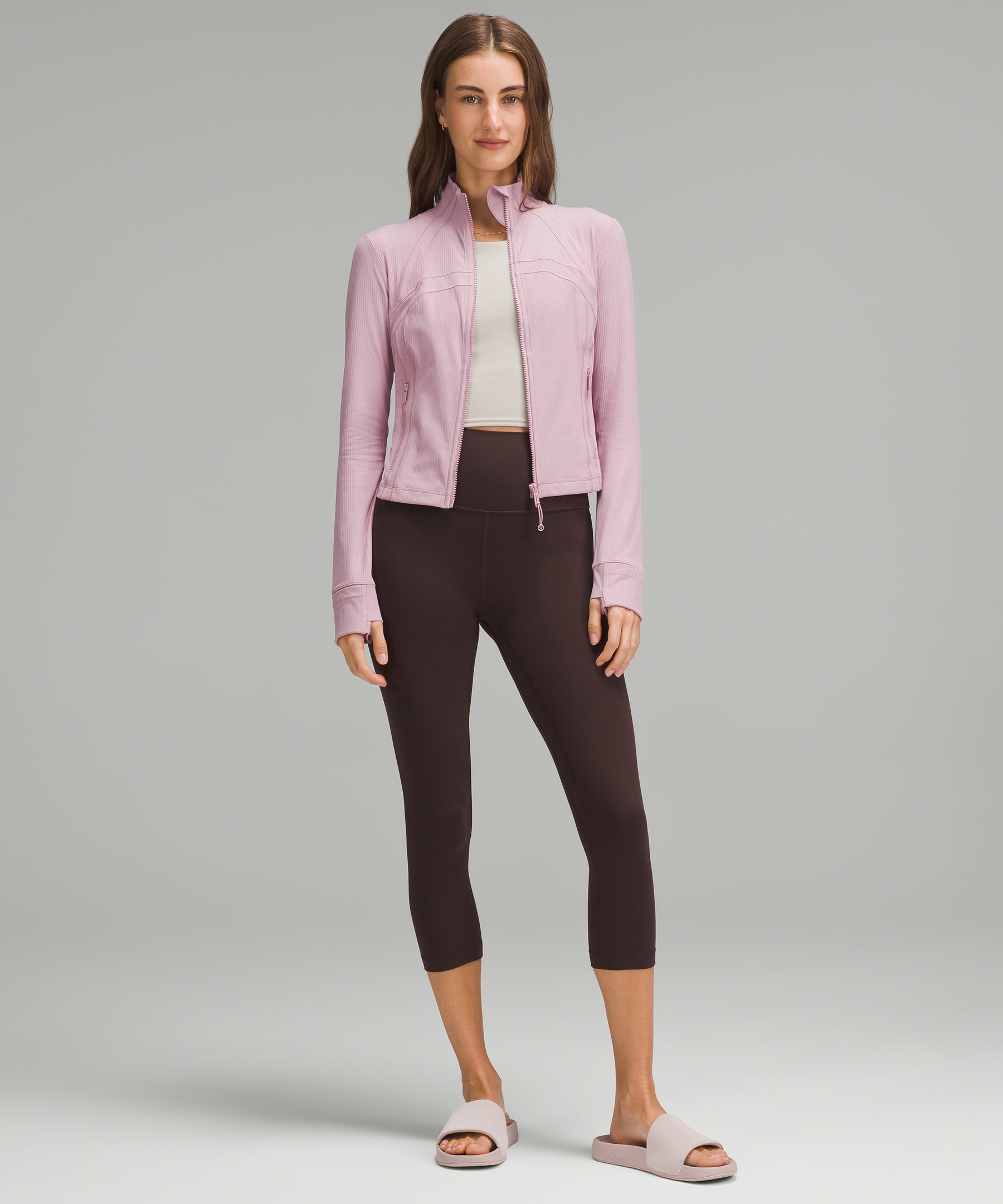 Define Cropped Jacket *Ribbed Nulu | Women's Hoodies & Sweatshirts