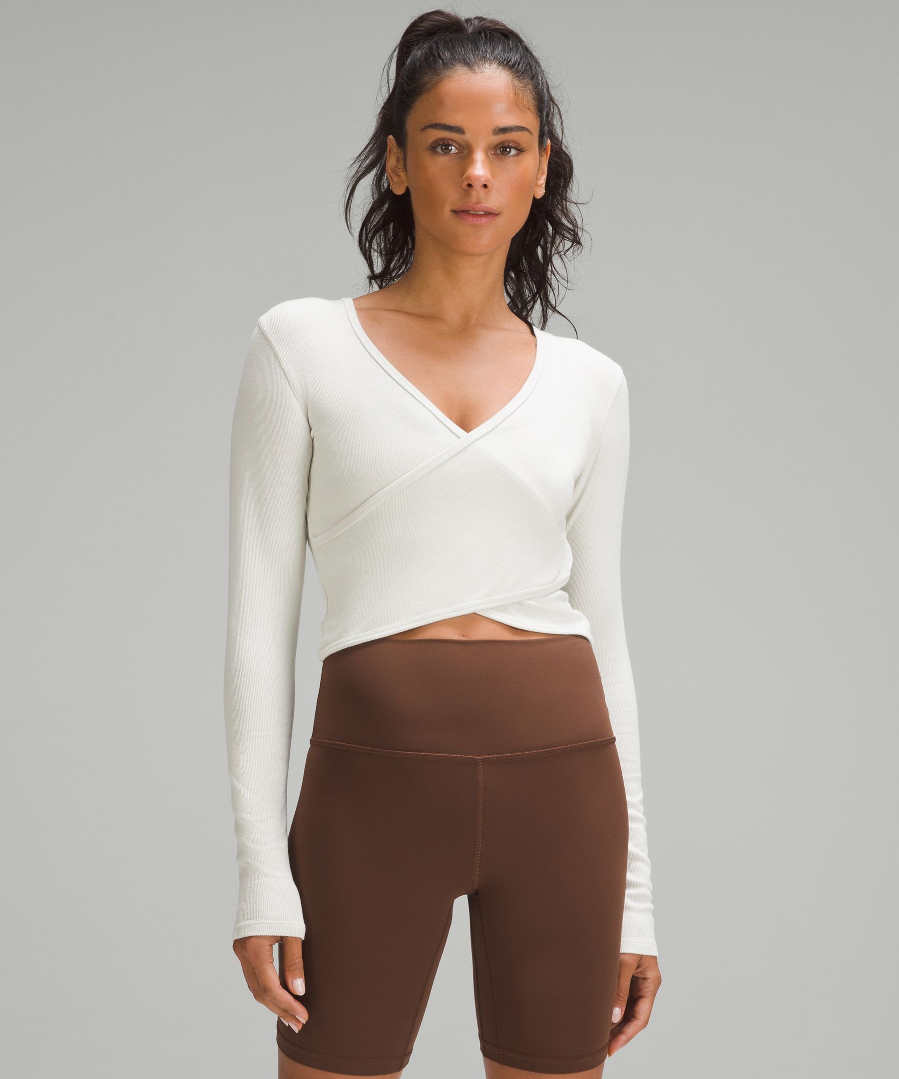 Yoga - Long Sleeved Wrap Top