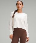 Twist-Back French Terry Pullover